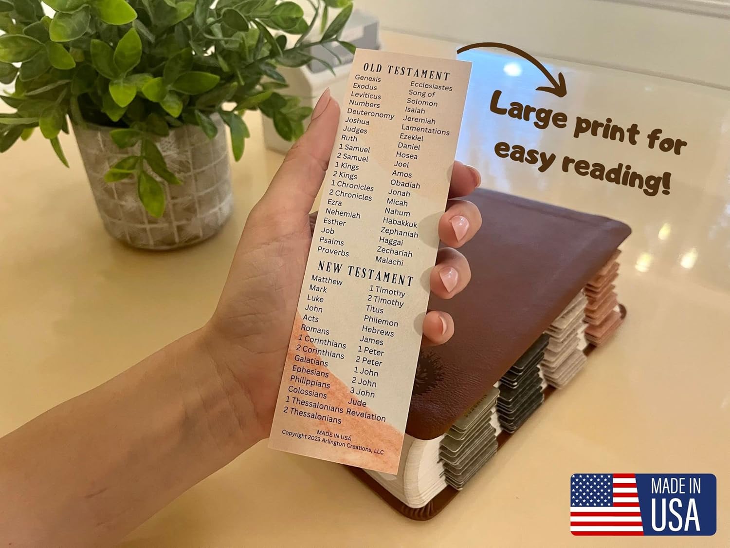 Books of The Bible Christian Bookmark - 20 Pack - Large Print - Made in USA 4 71hFRfn0BRL. AC SL1500 - northernschoolofshiatsu.co.uk