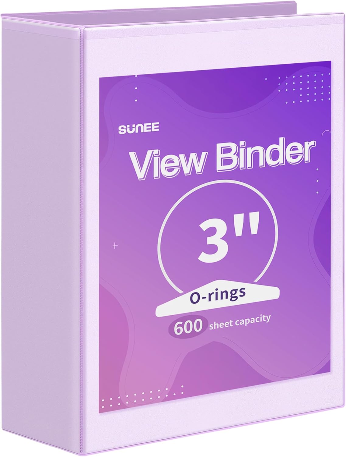 SUNEE 3 Ring Binder 1 Inch 1 Pack, Clear View Binder Three Ring PVC-Free (Fit 8.5x11 Inches) for School Binder or Office Binder Supplies, Purple Binder 111 71iTunb7ErL. AC SL1500 - northernschoolofshiatsu.co.uk
