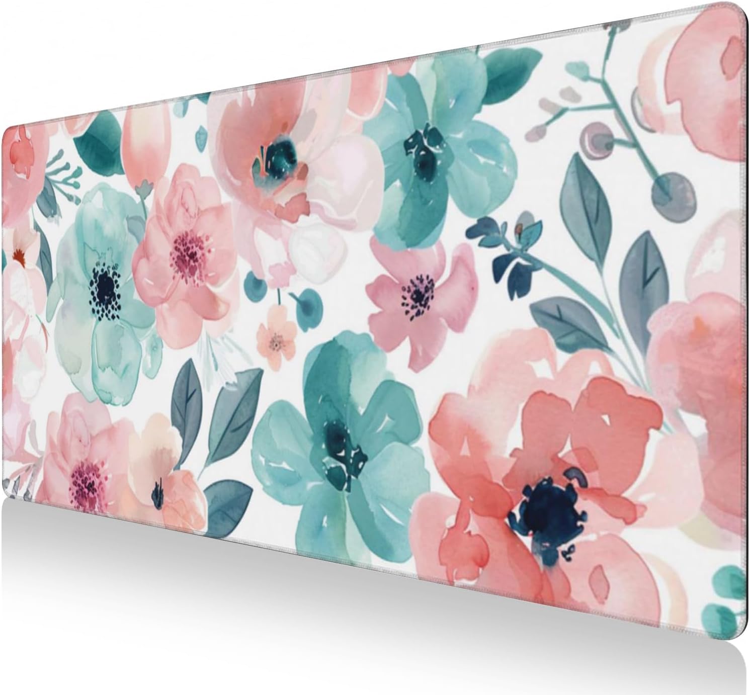 AQQA Extended Gaming Mouse Pad Cherry Blossoms Japanese XXXL Full Desk Mousepad 48" x 24", Non Slip Desk Mat with Stitched Edge Computer Keyboard Mat for Office 102 71ilH54MleL. AC SL1500 - northernschoolofshiatsu.co.uk