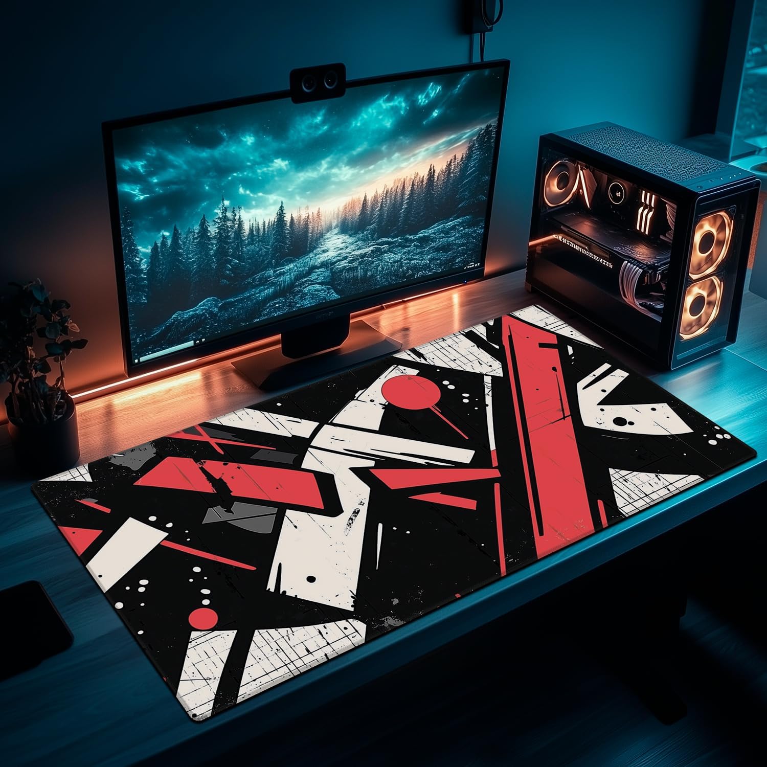 Extra Large Space Gaming Mouse Pad for Computer, Laptop & Keyboard – 27.5"x11.8", Non-Slip Rubber Base, Water-Resistant Surface, Extended Mousepad for Gamers & Office (Cosmic Wanderer, X-Large) 50 - northernschoolofshiatsu.co.uk