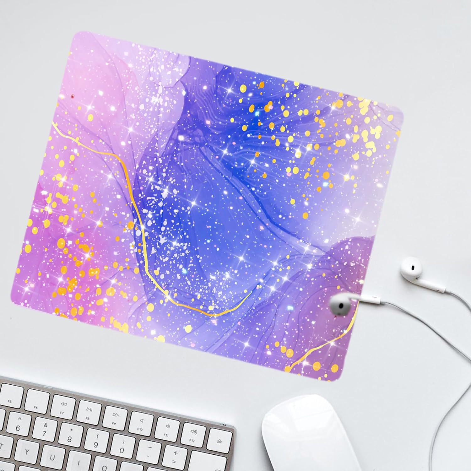 Mouse Pad Diamond Silver Glitter Sparkle Mousepad Bling Desk Accessories Gaming Bling Rubber Pads for Laptop, One Size 72 71jzcHrIHgL. AC SL1500 - northernschoolofshiatsu.co.uk