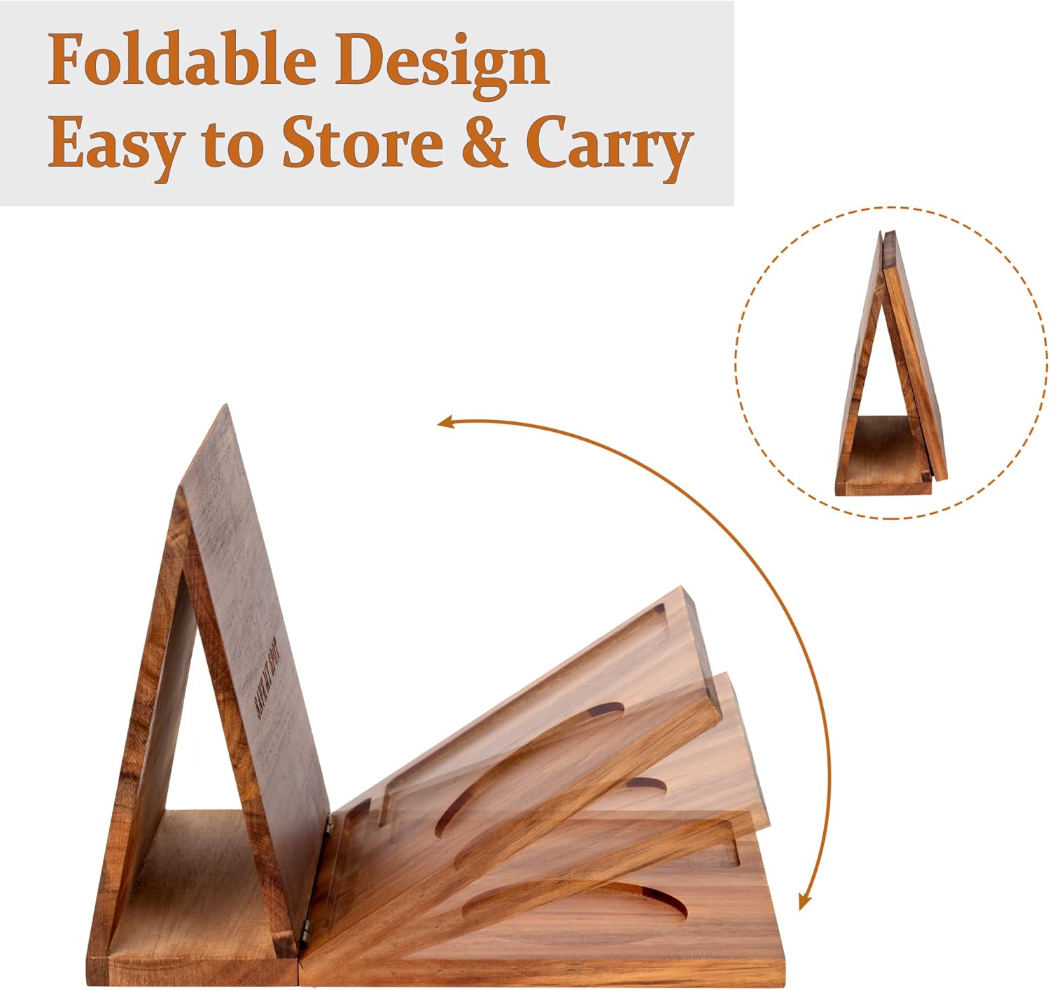Wooden Book Stand Holder for Page Rest, Nook Reading Valet with Cup Mug Pen Holder, Triangle Stand for Nightstand Desktop Bedside, Book Lover Birthday Gifts for Readers (Dark Acacia) 4 71kaITDYiWL. AC SL1500 - northernschoolofshiatsu.co.uk