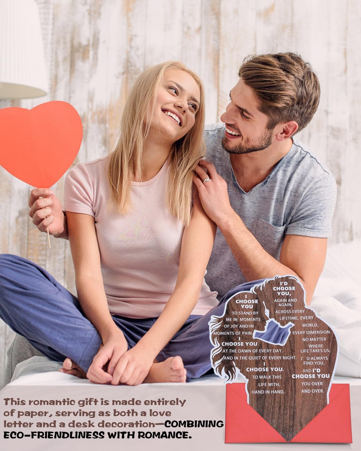A Romantic Love Card for Her, Him, Wife, Husband, Men, Women & Couples – I Love You/I Choose You : Anniversary Desk Decor & Gifts for Boyfriend/Girlfriend 2 71kw8qO8wkL. AC SL1500 - northernschoolofshiatsu.co.uk