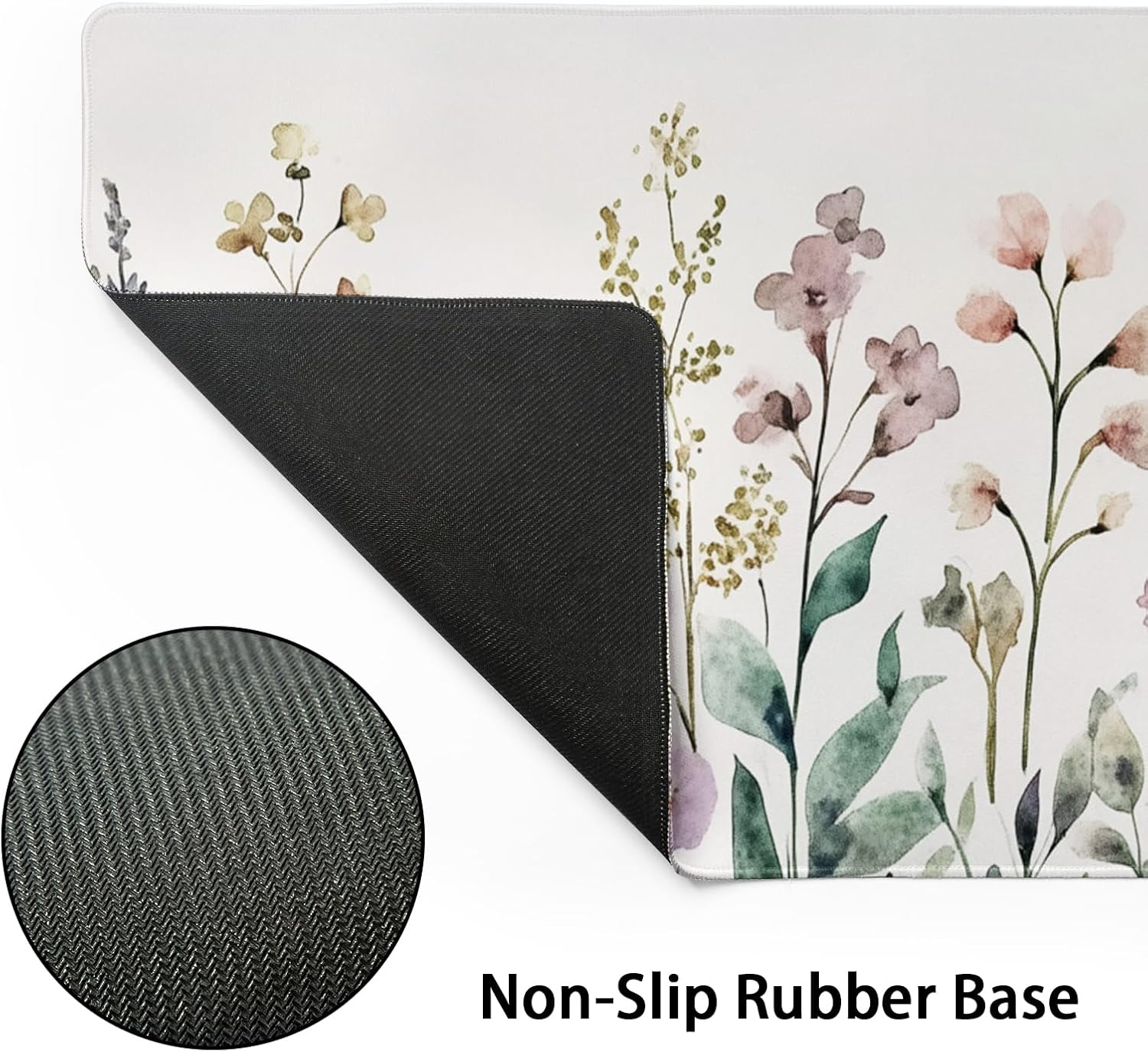 Large Floral Mouse Pad Extended Gaming Mousepad 31.5"x11.8" Vintage Aesthetic Black Desk Mat Flower Mouse Pad Plant Wildflower Mousepad XXL Laptop Computer Keyboard Mats for Desk Office 160 71lGvB0WDlL. AC SL1500 - northernschoolofshiatsu.co.uk