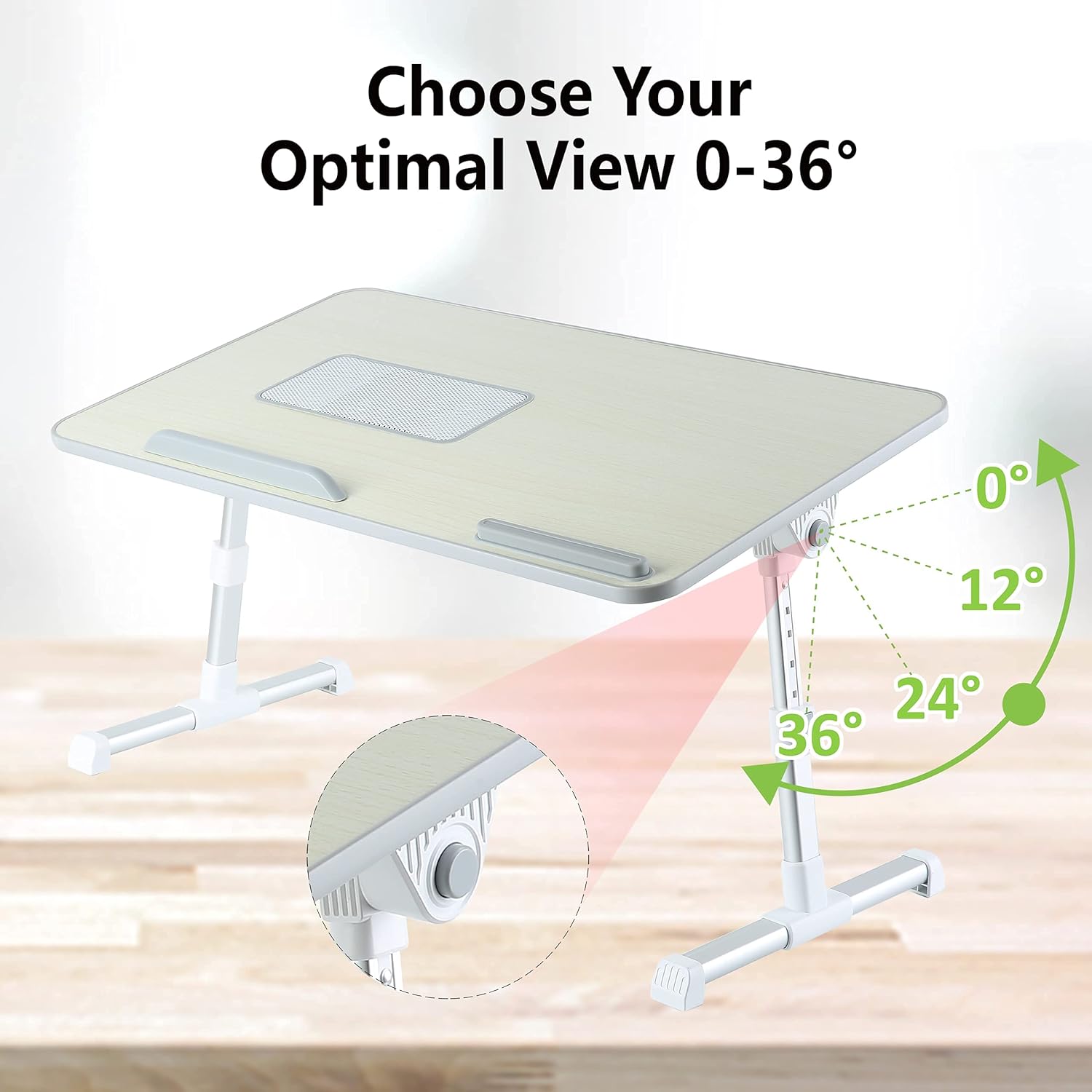 Lap Desk - Adjustable Laptop Table with Cooling Fan for Office, Home, & Travel 16 71lUP1n4VfS. AC SL1500 - northernschoolofshiatsu.co.uk