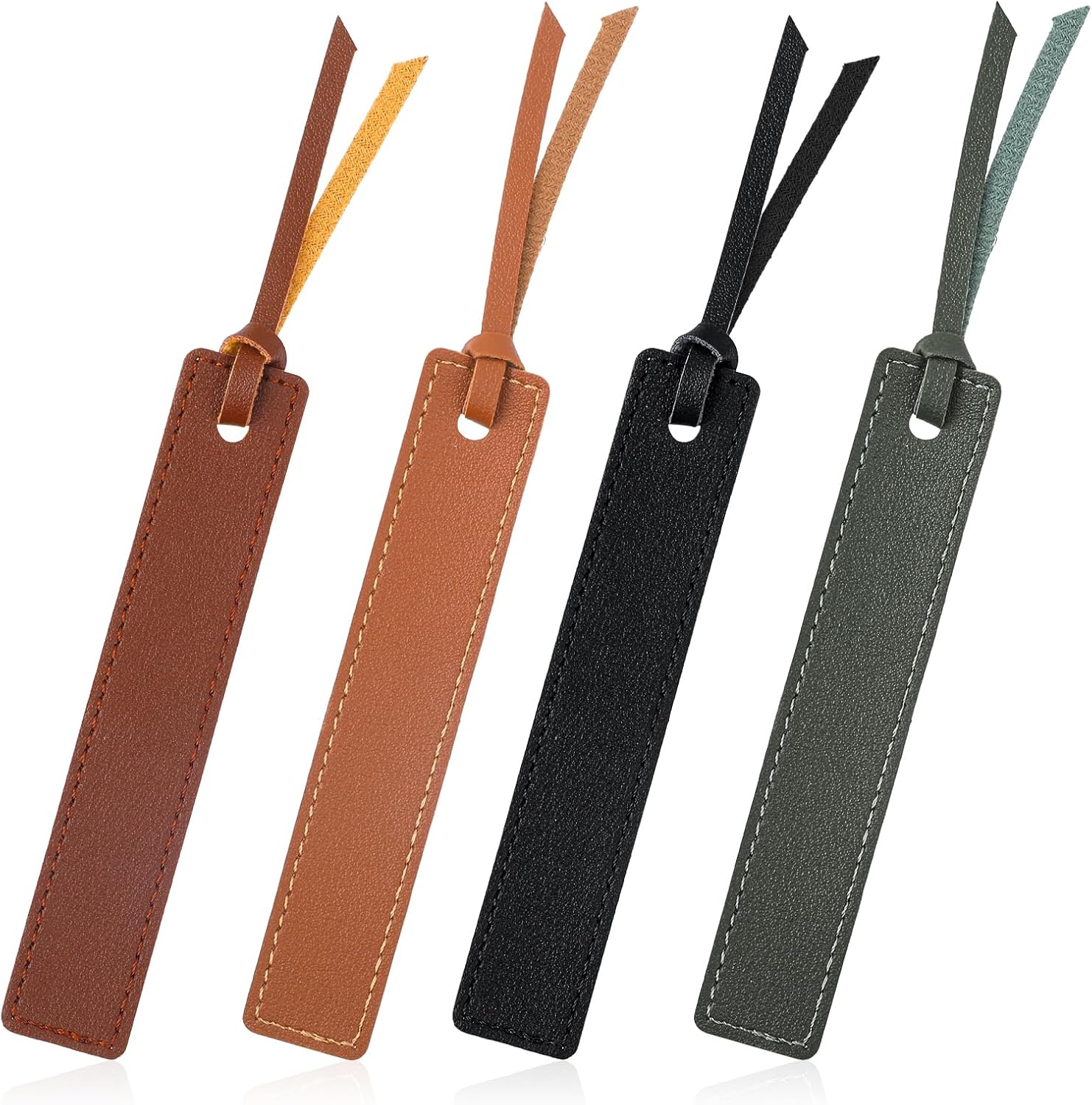 4 Pcs Bookmark Classic Stitched Bookmark Pagemarker for Bookworms with Leather Rope Accessory for Readers Writers Page Markers Reading for Unsex Book Lovers, Readers, Leather Book Marks 1 71lWW35Iy7L. AC SL1500 - northernschoolofshiatsu.co.uk