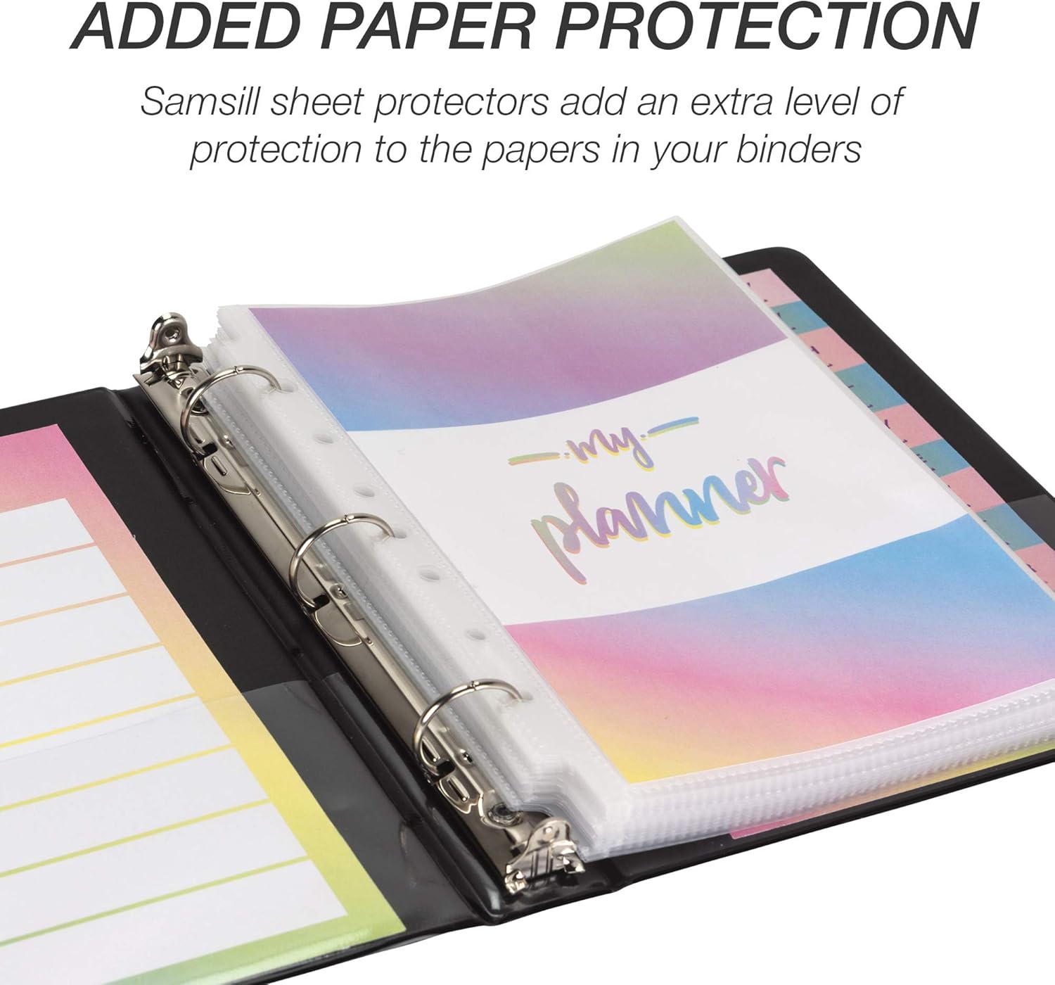 Samsill Economy 3 Ring Mini Binder, Made in The USA, 1-Inch Round Ring Binder, Holds 100 Sheets, Black, 6 Pack (MP32300) 7 71lvr TGzgL. AC SL1500 - northernschoolofshiatsu.co.uk
