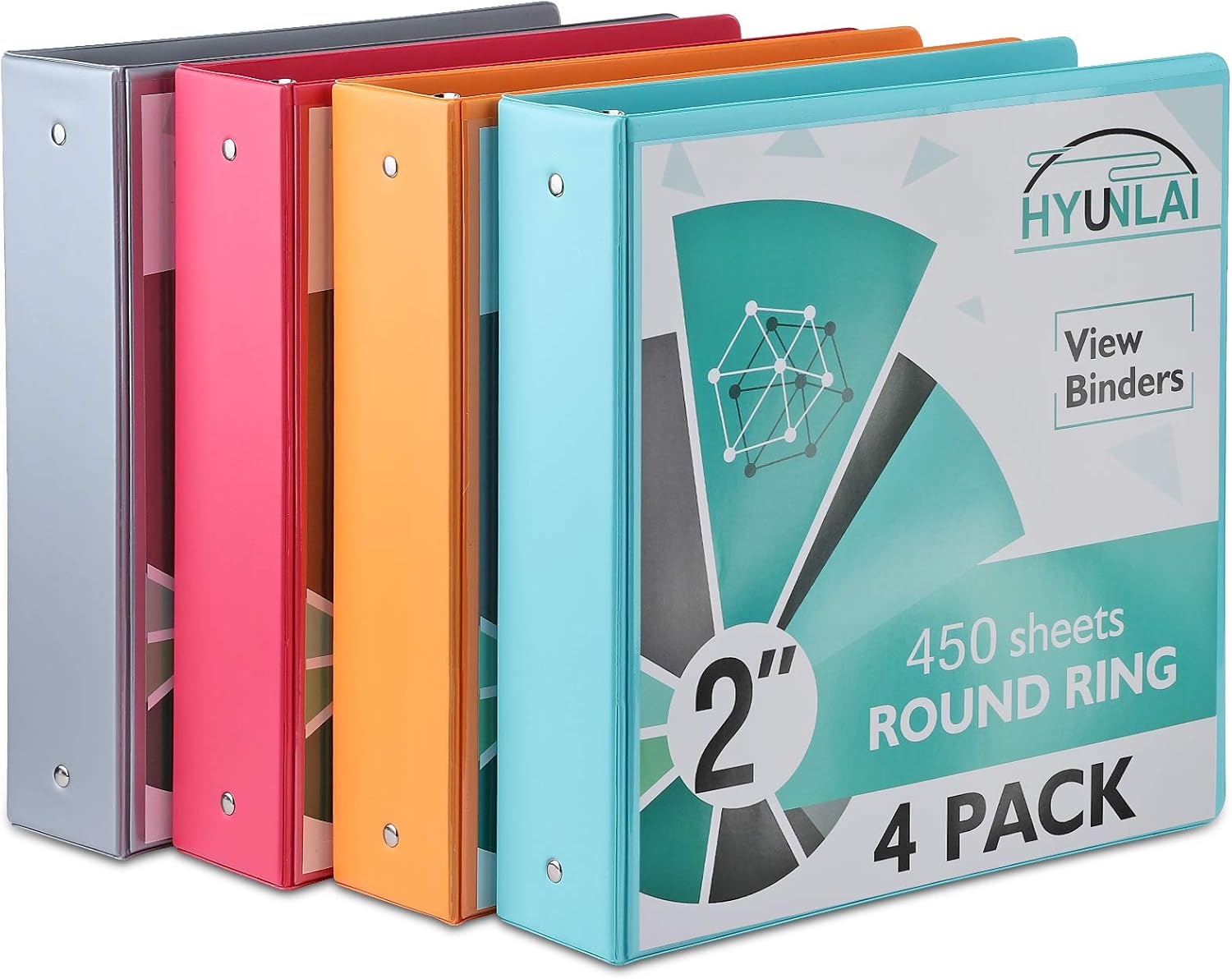 2 Inch 3 Ring Binder, HYUNLAI 2'' Round-Ring View Presentation View Binders, Holds Up to 8.5"11" Paper,Customizable Clear Cover,for Home,Office,and School Supply,4 Pack 1 71m4JPMvd5L. AC SL1500 - northernschoolofshiatsu.co.uk