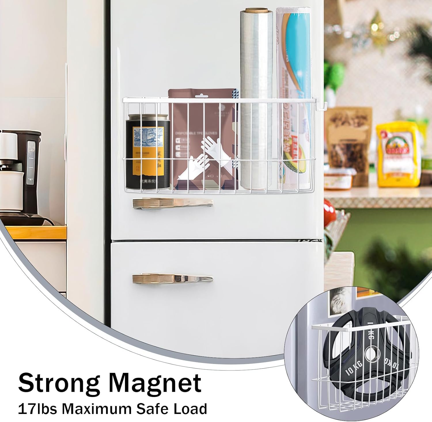 Yeeco Magnetic Basket Organizer,Black Mesh Holder Magnetic Book Shelf Strong Magnetic for Fridge, Refrigerator Office File Foil,Black, 14.1x 3.9x 7 Inches 22 71mQjSuUDnL. AC SL1500 - northernschoolofshiatsu.co.uk