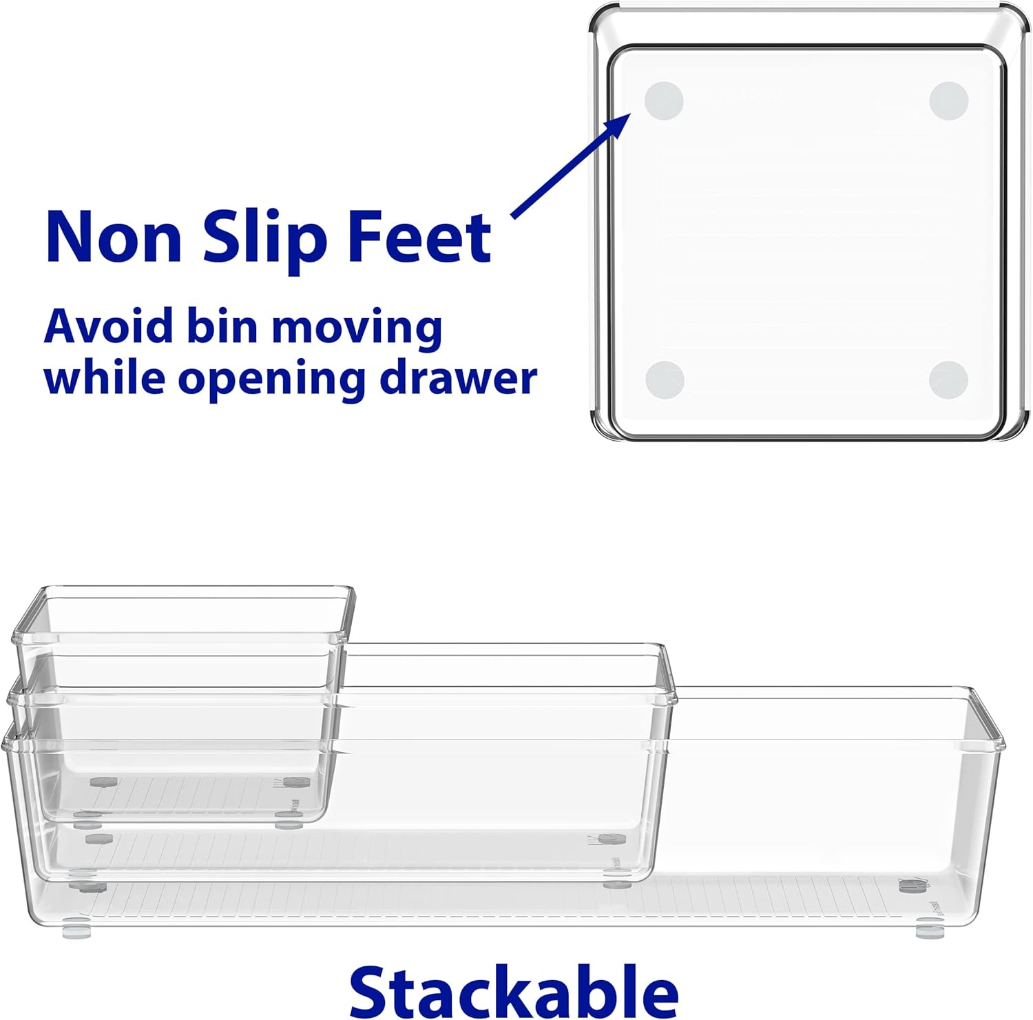 Simple Houseware 30 PCS Clear Plastic Drawer Organizers Set, 5-Size for Makeup, Bathroom, Bedroom and Office 7 71mXTYdw6tL. AC SL1500 - northernschoolofshiatsu.co.uk