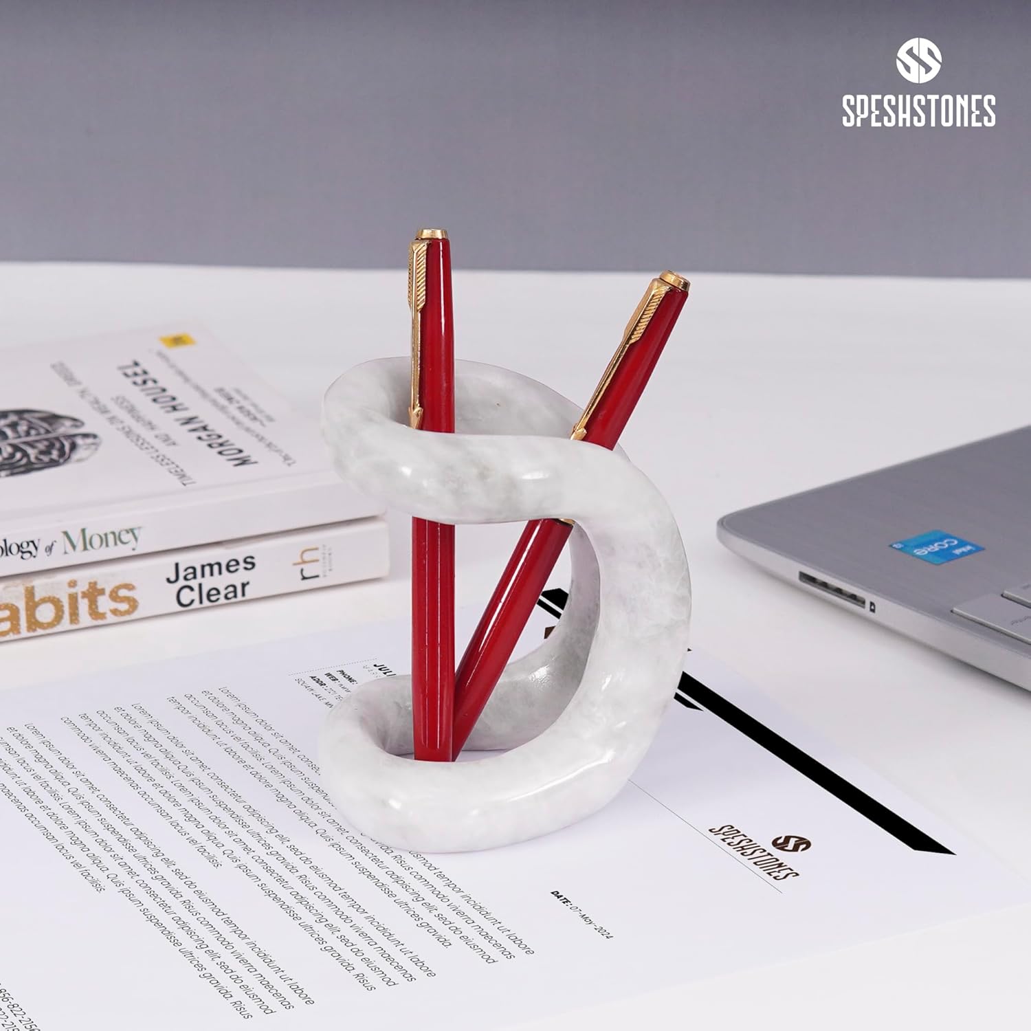 Marble Pen Holder for Desk 4 Inch Handmade White Pencil Holder for Desk, Office, Makeup Brushes, Stone Pen Desks Oragnzier, Marble Toothbrush Holder 2 71nKFr6d7RL. AC SL1500 - northernschoolofshiatsu.co.uk