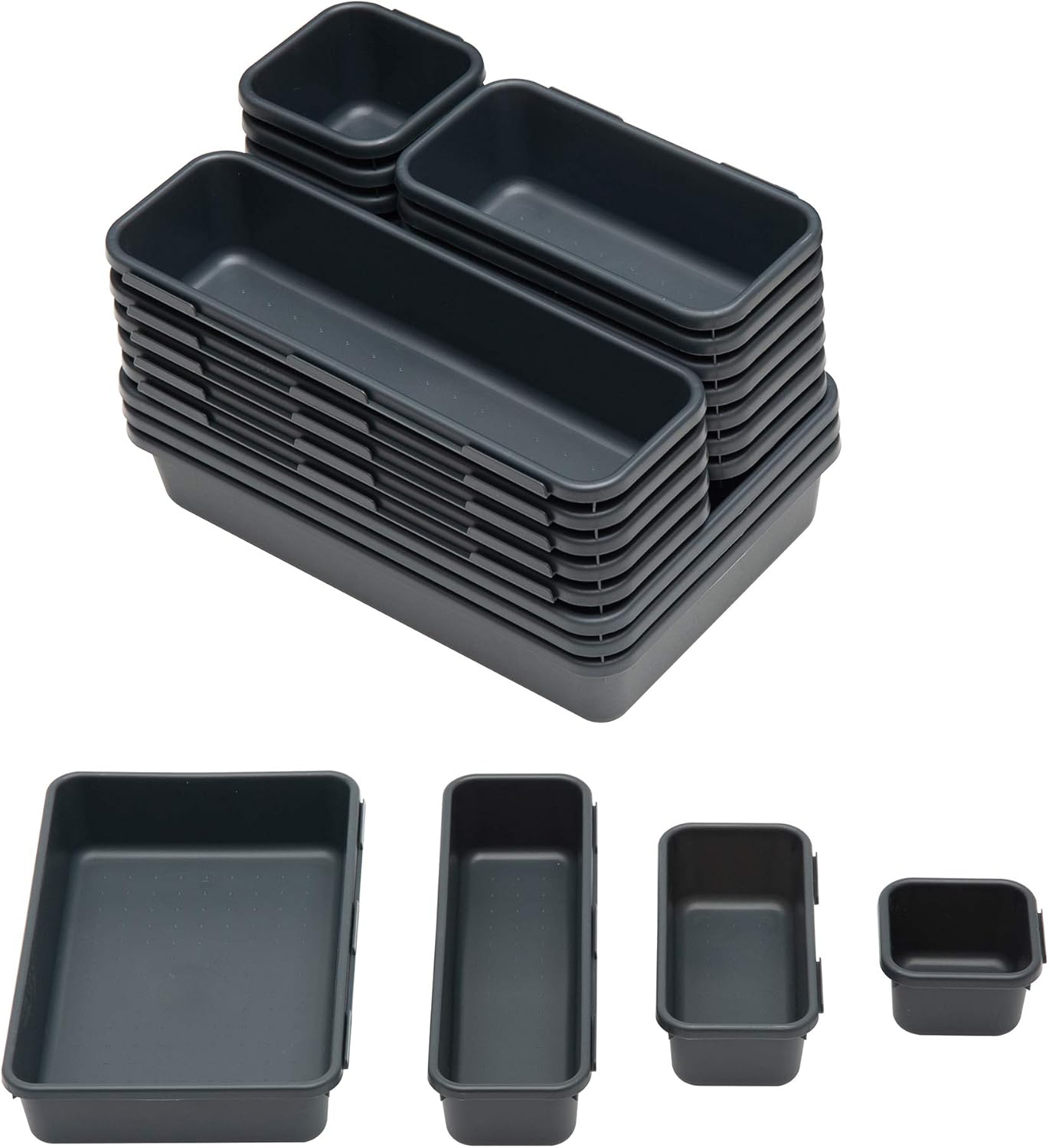 Backerysupply Set Of 22 Interlocking Desk Drawer Organizer Tray Black Drawer Dividers Storage For Office Supplies And Tools 6 71nUWGCrYjL. AC SL1500 - northernschoolofshiatsu.co.uk