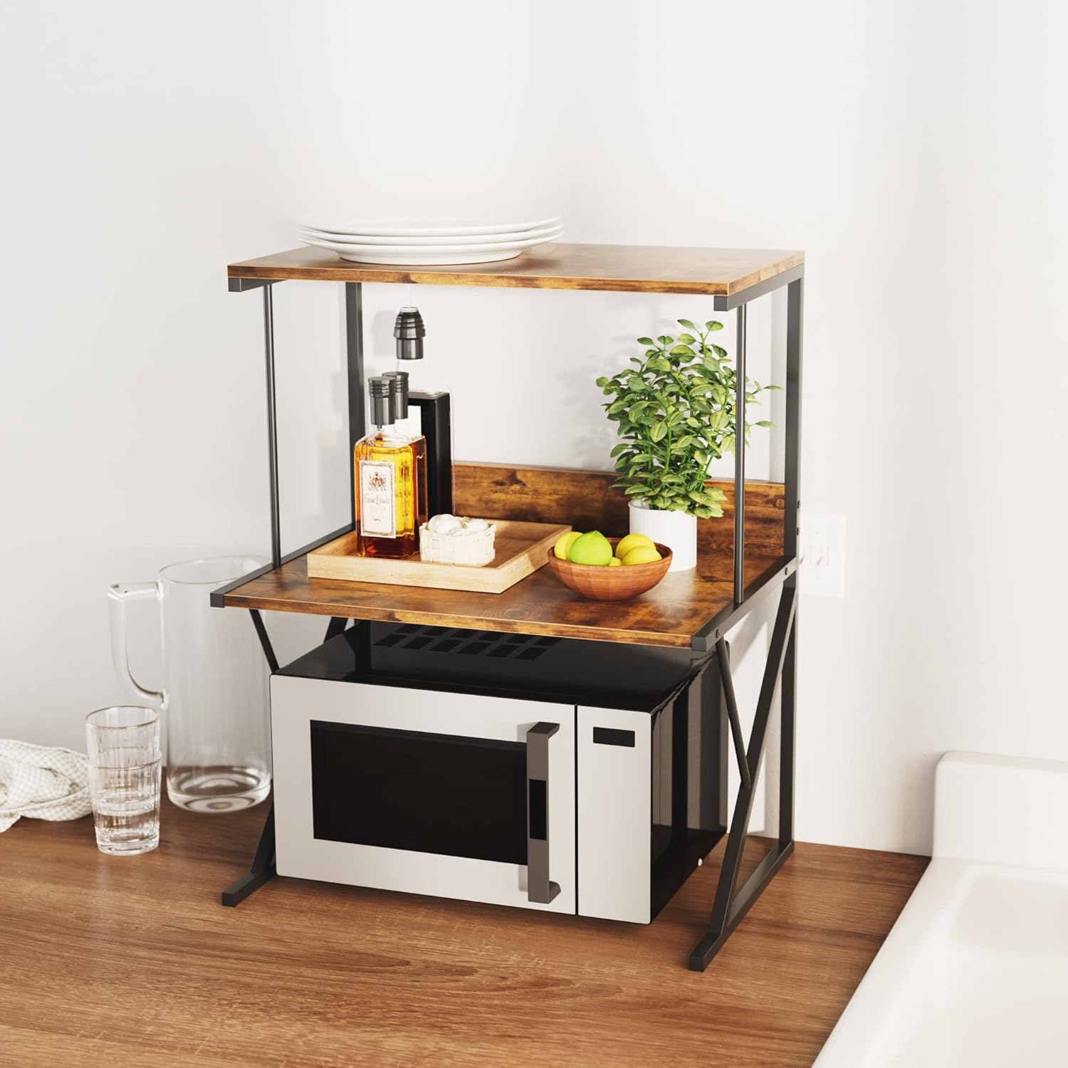 aboxoo Printer Stand for Desk, Desktop Printer Shelf Large 3-Tier Multi-Purpose Office Organization Shelves for Home Office, Rustic Brown 35 71nuHuOdzrL. AC SL1500 - northernschoolofshiatsu.co.uk