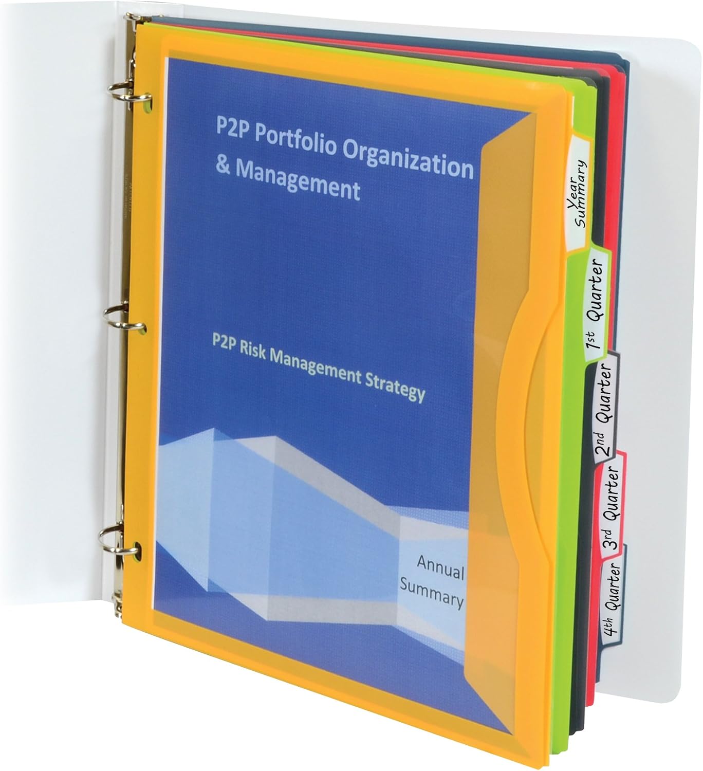 C-Line 5-Tab Binder Pockets with Write-On Index Tabs, Assorted Colors, 8.5 x 11 Inches, 5 Pockets per Set (06650) 3 71oAbbr NTL. AC SL1500 - northernschoolofshiatsu.co.uk