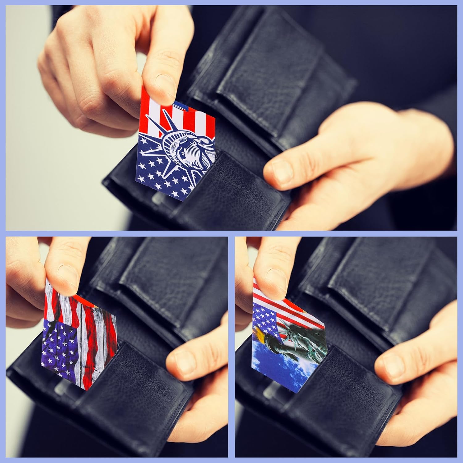 Estune RFID Blocking Wallet, 54 Pcs Credit Card Protectors, Anti Theft Credit Card Holder, Waterproof, American Flag Design, Unisex 4 71oFk7jbVTL. AC SL1500 - northernschoolofshiatsu.co.uk