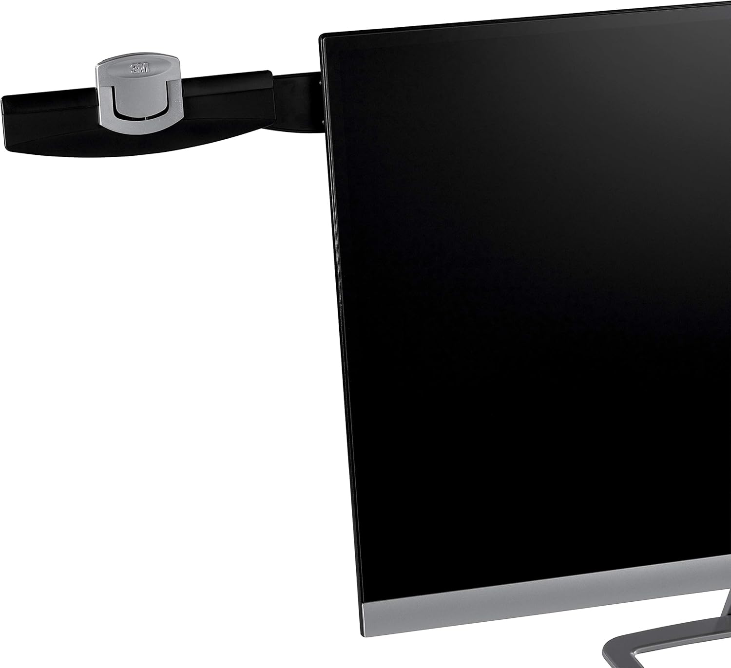3M Monitor Mount Document Clip, Mounts Right or Left with Command Adhesive, Swings Forward and Back for Easy Viewing and Storage, 30 Sheet Capacity, Black (DH240MB)- Pack of 6 1 - northernschoolofshiatsu.co.uk