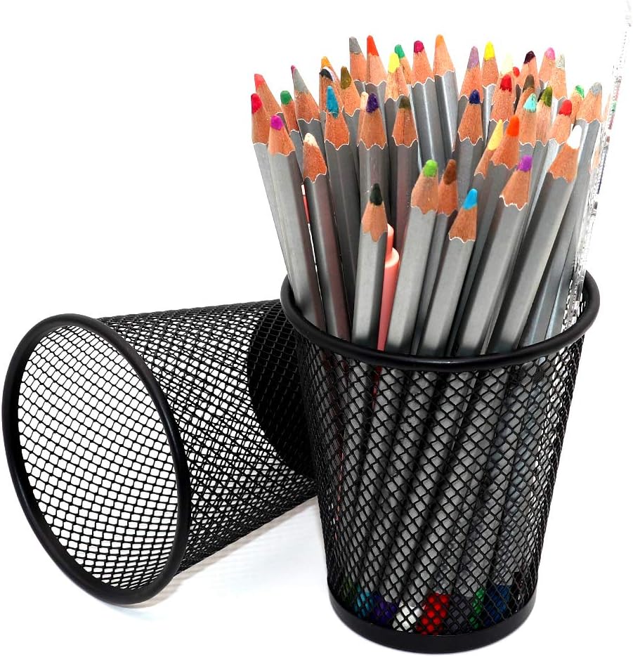 4 Pack Pen Holder Metal Mesh Pencil Holders Round Shaped Pen Holders for Desk Office Wire Mesh Container Pen Organizer,Black 4 71pYkw34X+L. AC SL1000 - northernschoolofshiatsu.co.uk