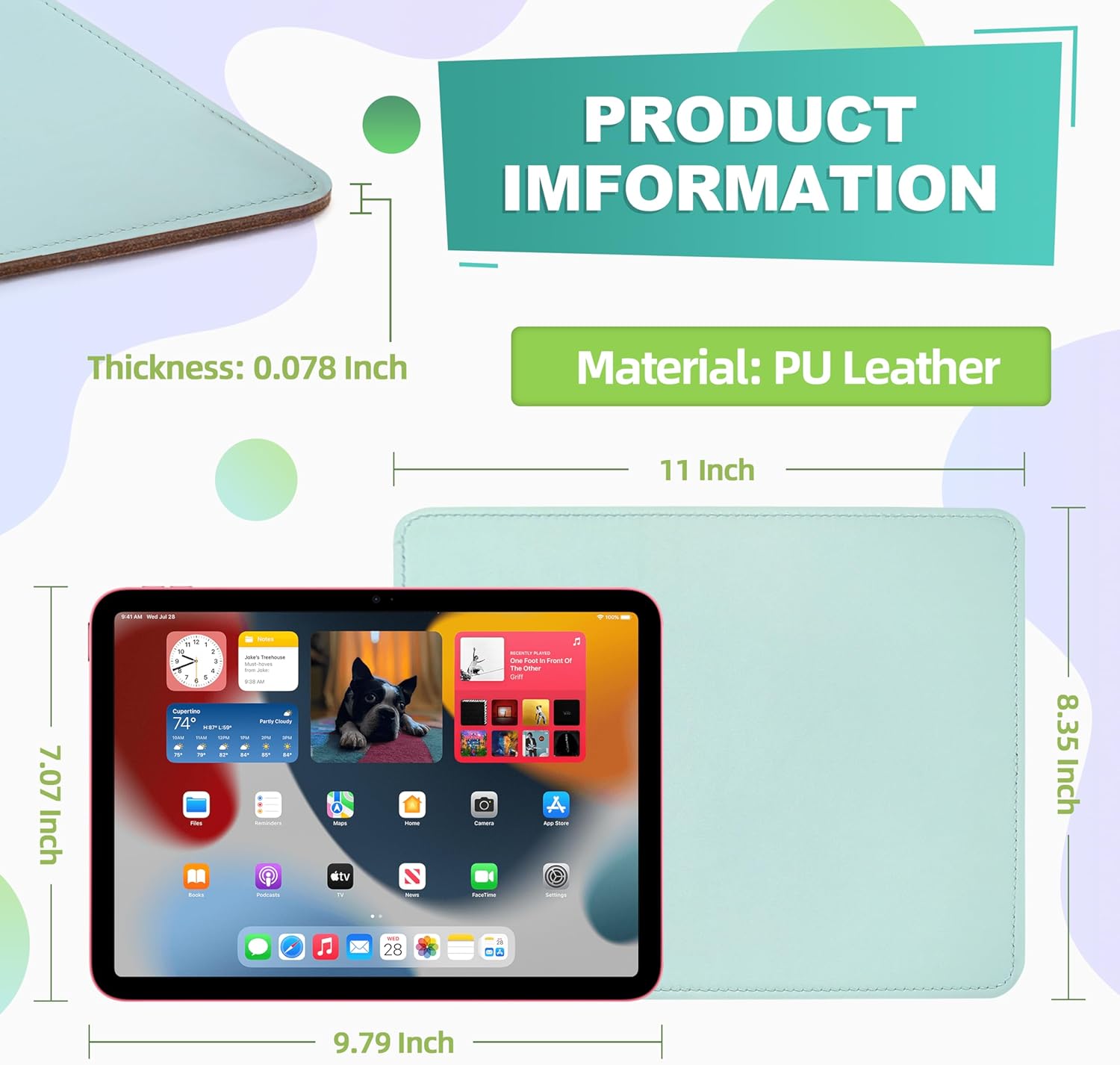 Mouse Pad, PU Mouse Pad,Leather Mouse Pad with Stitched Edge Micro-Fiber Base with Non-Slip Waterproof,Mouse Pad for Computers,Laptop, 8x11Inch (Caramel Brown) 76 71q8OwAYRvL. AC SL1500 - northernschoolofshiatsu.co.uk