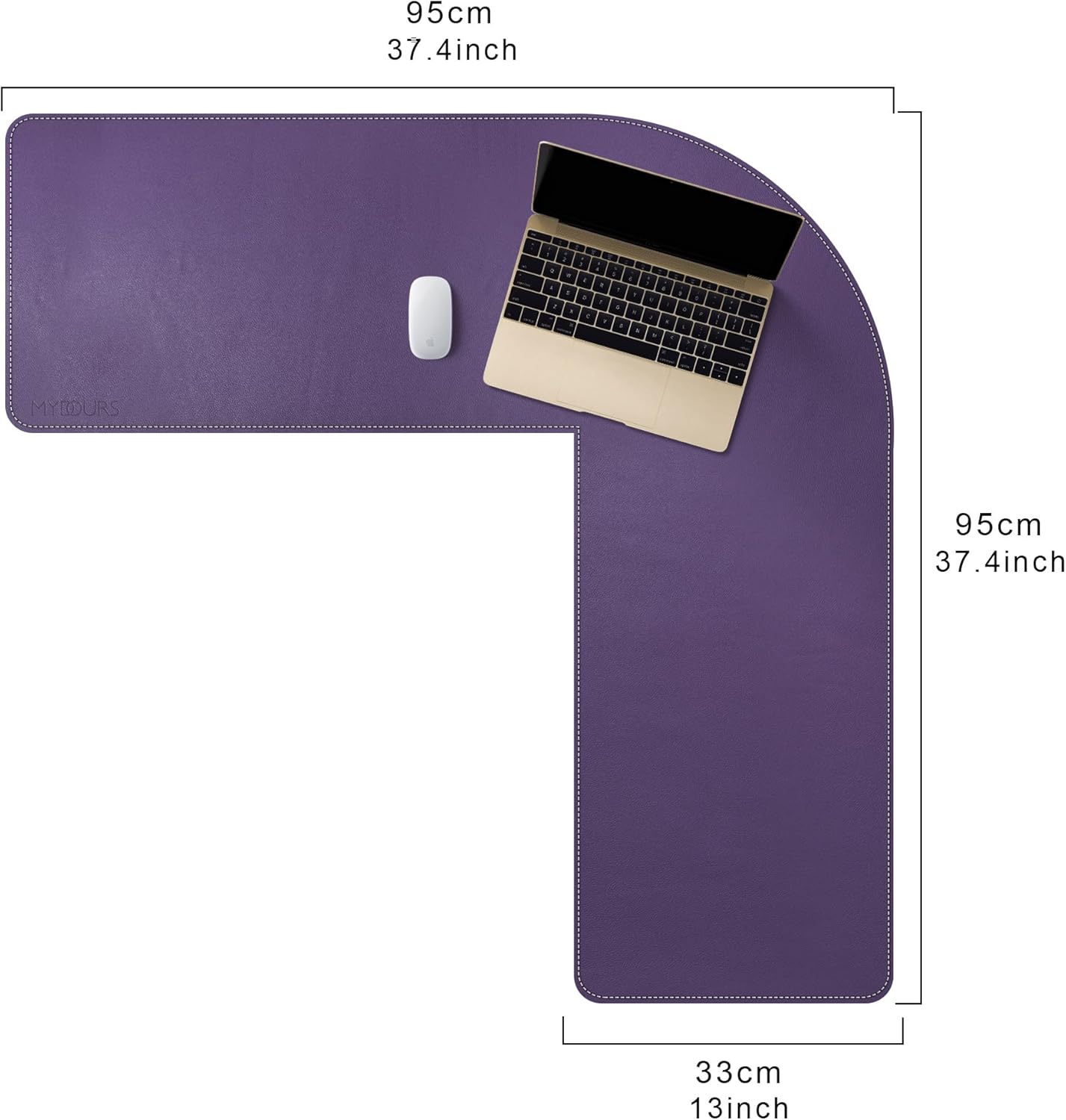 Mydours L-Shape Desk Pad, (38"+38) x 13" Large PU Leather Corner Desk Mat Blotter, XXL Large Waterproof Gaming Mouse Pad, Desktop Protector for Computer Keyboard Home Office (Black) 54 71qNrXF5aeL. AC SL1500 - northernschoolofshiatsu.co.uk