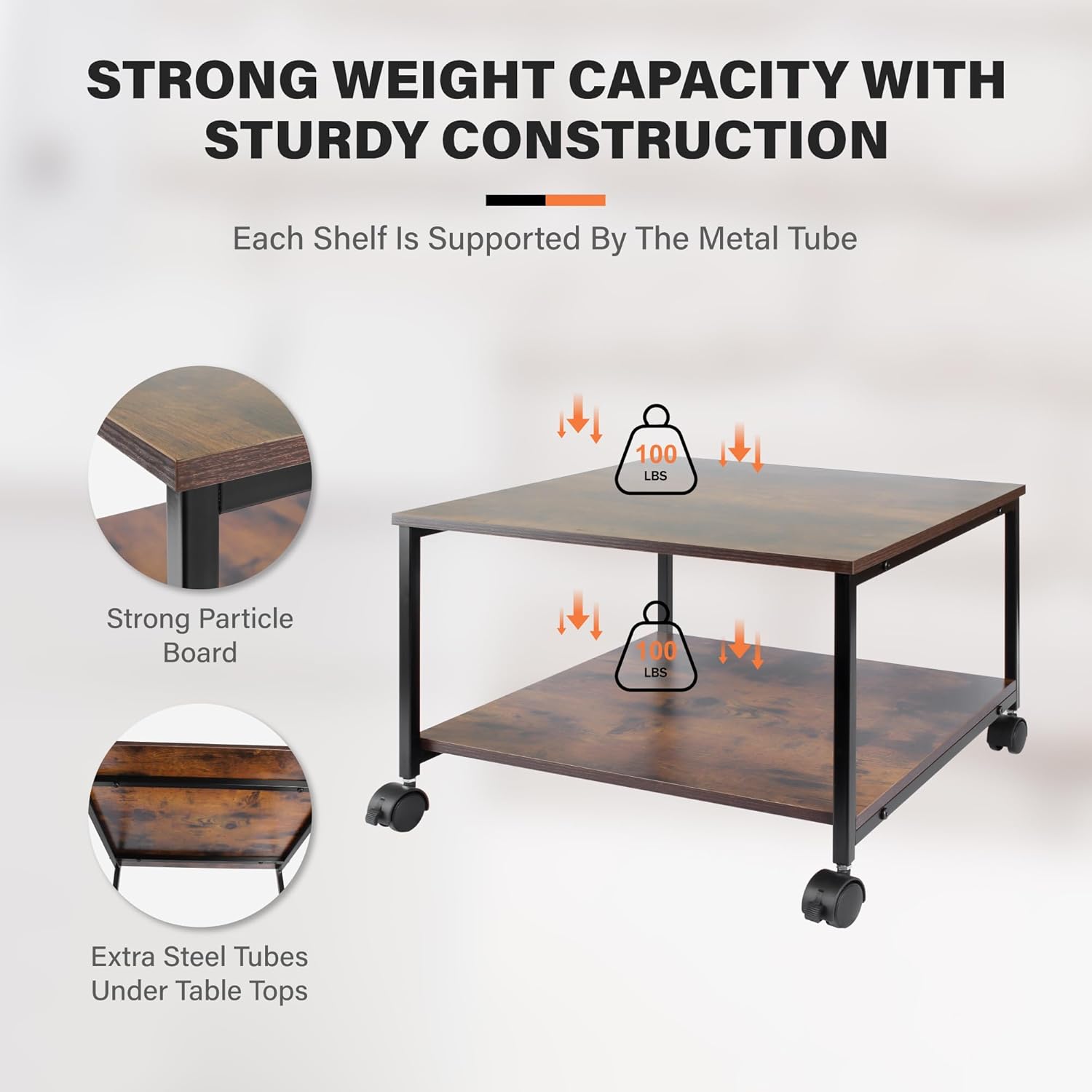 Sutex Large Printer Stand, 23.6" W x 18.9" D x 31.5" H Large Printer Table with Adjustable Storage Shelf, 3 Tier Rolling Printer Cart with Wheels for Home Office- Support 100 LBS Each Tier 3 71qWVDb20vL. AC SL1500 - northernschoolofshiatsu.co.uk