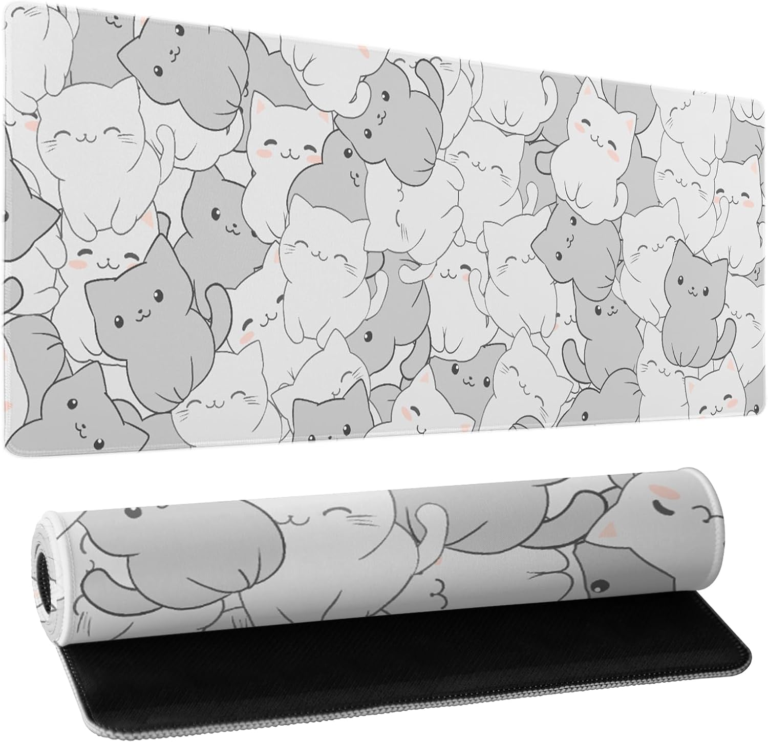 Large Floral Mouse Pad Extended Gaming Mousepad 31.5"x11.8" Vintage Aesthetic Black Desk Mat Flower Mouse Pad Plant Wildflower Mousepad XXL Laptop Computer Keyboard Mats for Desk Office 147 71qmh00OymL. AC SL1500 - northernschoolofshiatsu.co.uk