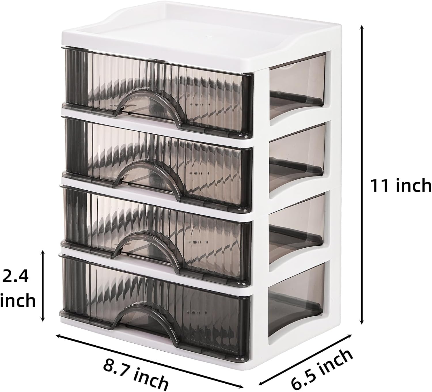 Desk Organizer with 4 Drawers, Plastic Desk Storage Box, Desktop Storage Unit for Office Home Art Supplies, Bathroom, Countertop, Study, Makeup Stationary Organizer 3 71r8jr KDQL. AC SL1500 - northernschoolofshiatsu.co.uk