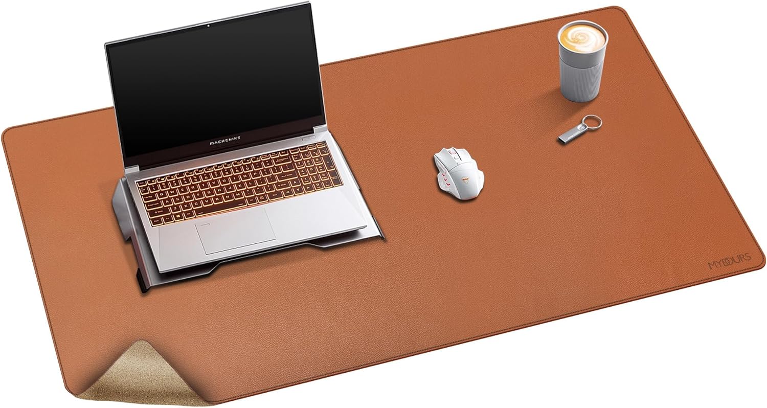 Mydours Cork & PU Leather Desk Mat, 40" x 20" Large Gaming Mouse Pad XL, Dual-Sided Portable Desk Pad Blotter, Keyboard Computer Desktop Protector for Gift Office Home (Brown) 60 71r9hOvIgfL. AC SL1500 - northernschoolofshiatsu.co.uk