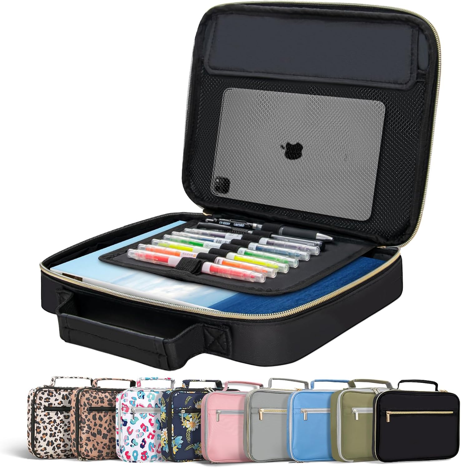 HAWGON Bible Cover for Women - Bible Case for Men,Multi-Functional Carrying Organizer,Large Book Case,Bible Study Supplies with Detachable Pen Slots for Church, Office, Travel(Black) 1 71rSas1oyYL. AC SL1500 - northernschoolofshiatsu.co.uk