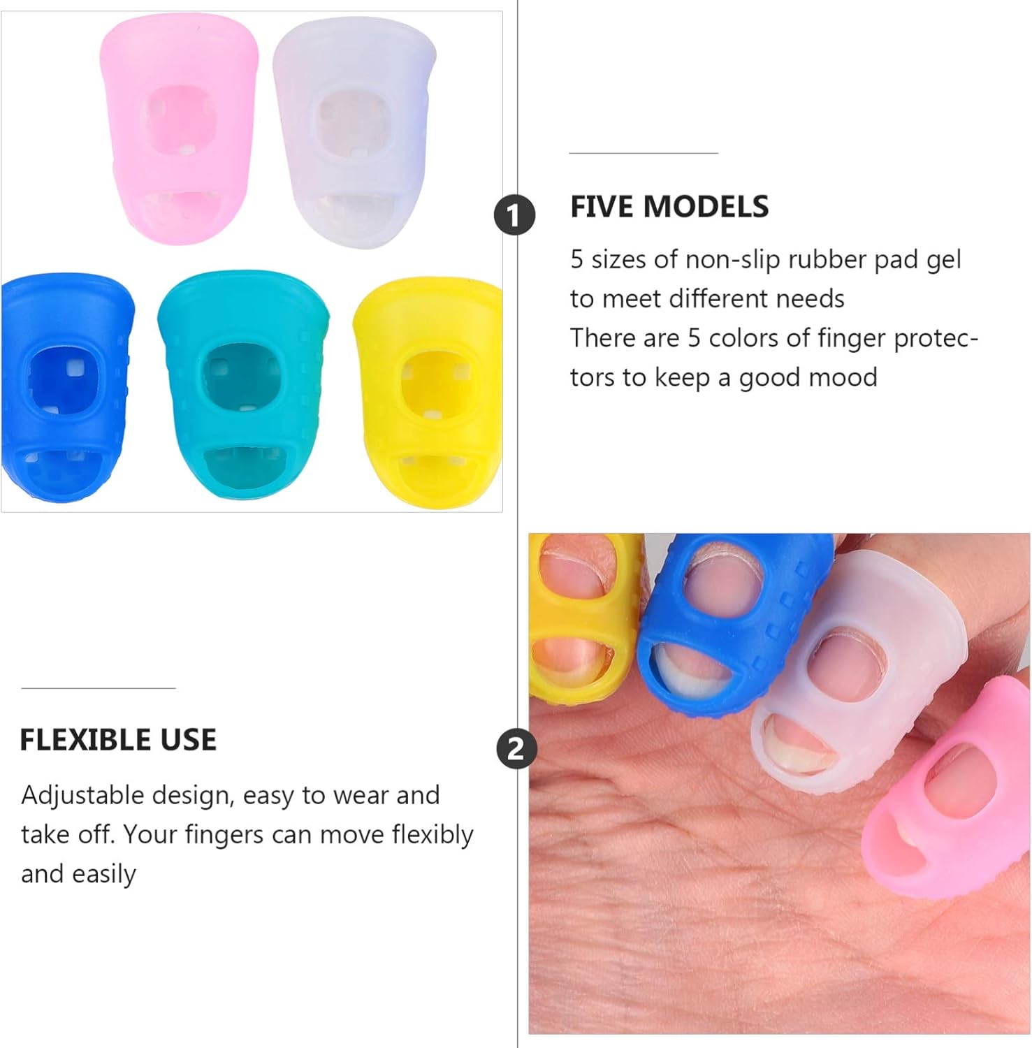 DOITOOL 40 Pcs Large Nonslip Finger Covers Finger Protectors for Craft Office Guitar Paper Cuts Comfortable Grip for All Activities 4 71rUJkPXcML. AC SL1500 - northernschoolofshiatsu.co.uk