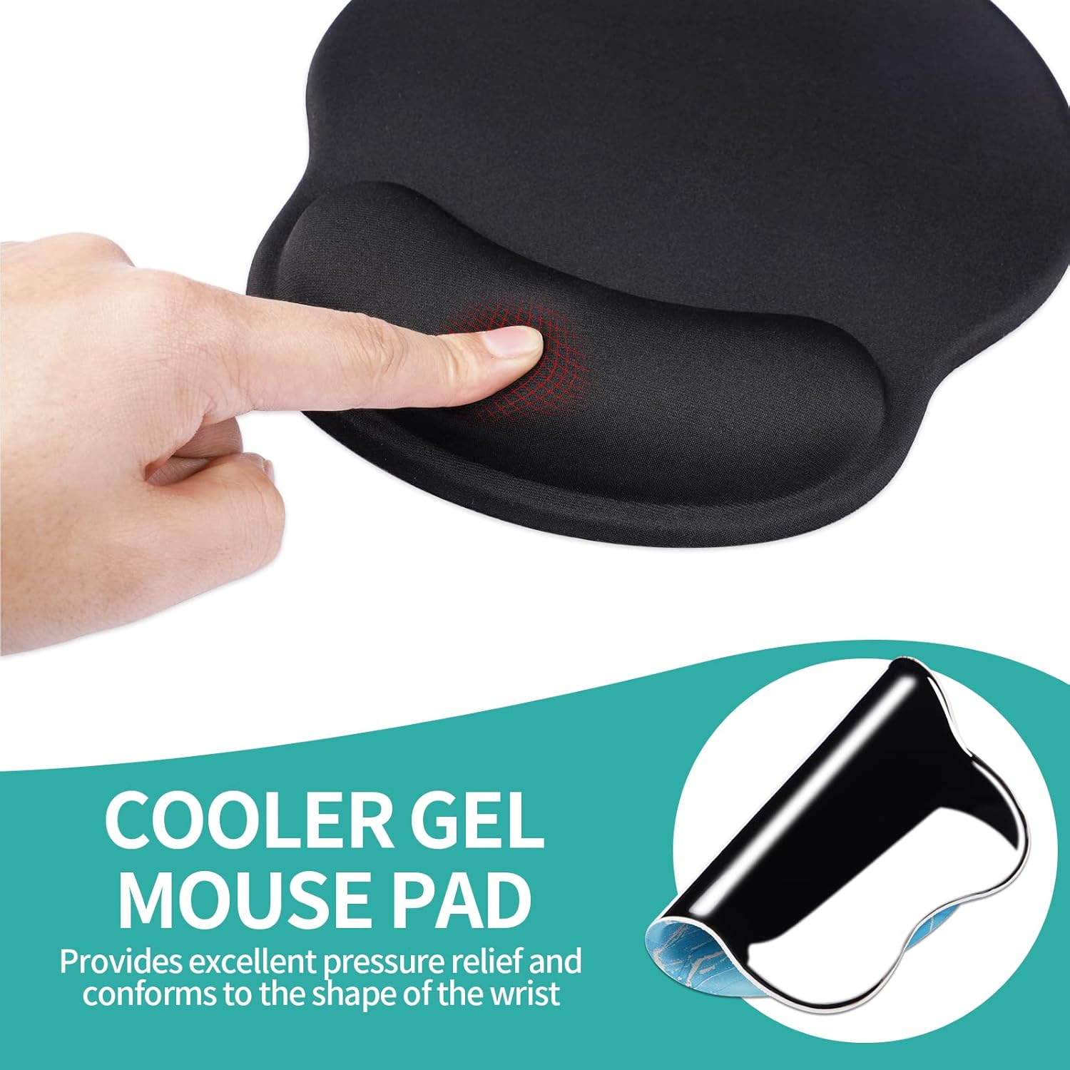 eulps Ergonomic Mouse Pad with Wrist Rest Support, Mousepad with Comfortable Memory Foam Wrist Rest and Non-Slip PU Base for Pain Relief, Computer, Laptop, Office, Home 6 71rtBhVA9aL. AC SL1500 - northernschoolofshiatsu.co.uk