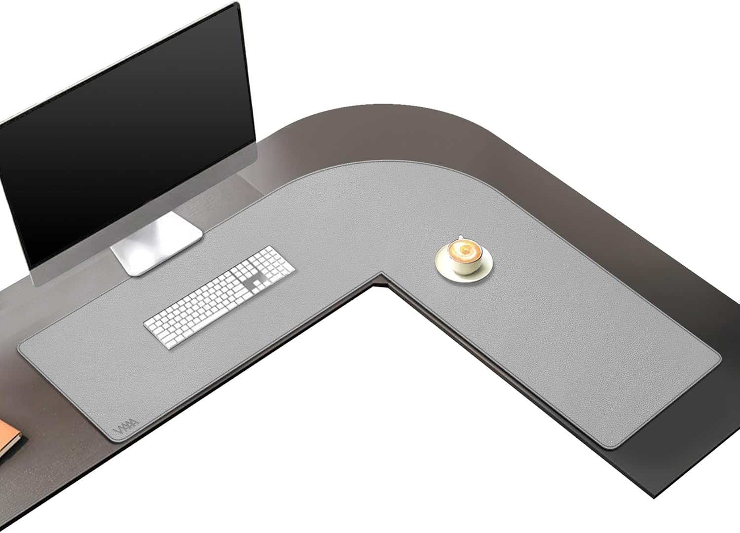 Vyaaa L Shaped Desk Mat Leather Desk Pad, PU Leather Corner Desk Mat for Computer, Gaming, Writing, Home and Office, 39.4"x 39.4"x 13" Light Purple 7 71rx 4pTW0L. AC SL1500 - northernschoolofshiatsu.co.uk