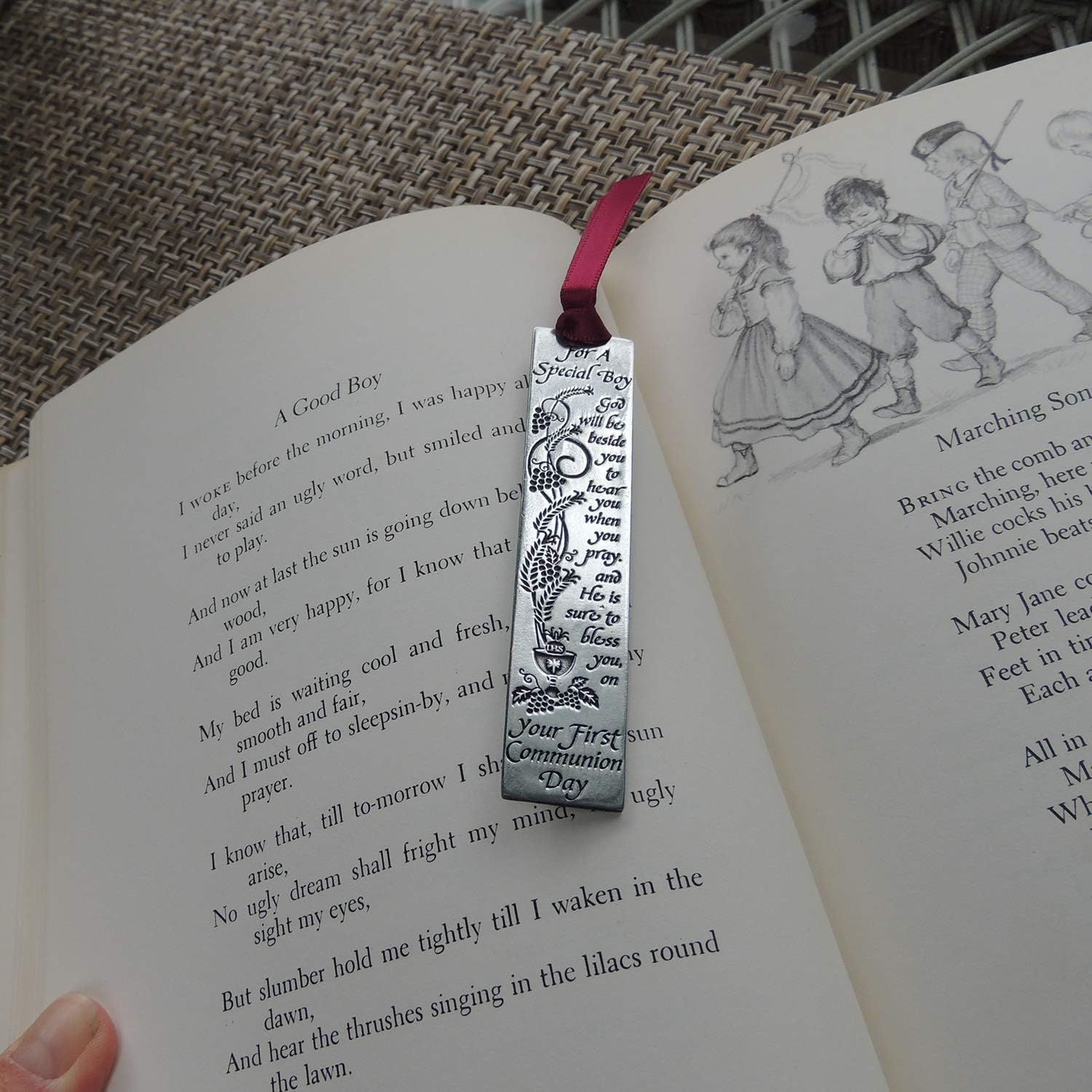 Cathedral Art For a Special Boy First Communion Metal Bookmark - 3-1/2-Inch, Includes Special Prayer 4 71s+MiDhrkL. AC SL1500 - northernschoolofshiatsu.co.uk