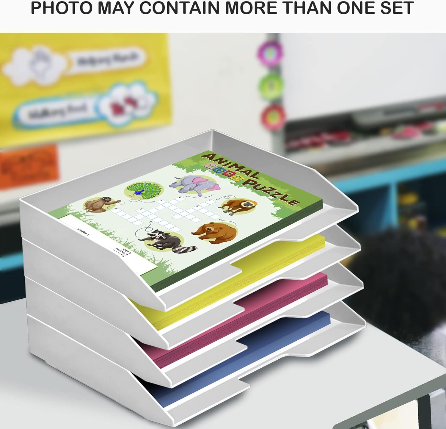 Acrimet Stackable Letter Tray 2 Tier Side Load, Plastic, Desktop File Organizer (White Color) 4 71sMBcrur5L. AC SL1500 - northernschoolofshiatsu.co.uk