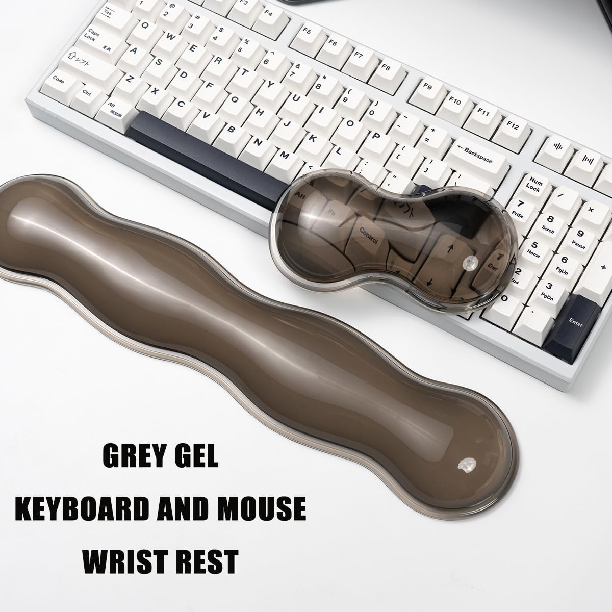 Clear Gel Wrist Rest for Keyboard and Mouse, White Silicone Keyboard Wrist Rest Set, Cute Ergonomic Wrist Rest for Keyboard 60%/75%(White) 86 71sT3wAmPbL. AC SL1200 - northernschoolofshiatsu.co.uk