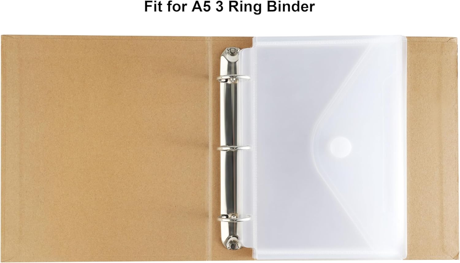 Plastic 3 Ring Binder Pockets Clear Pouches for 5.5’’ x 8.5’’ Paper Folder Organizer Hook Loop Closure 10 Pack 3 71sr4yh+WkL. AC SL1500 - northernschoolofshiatsu.co.uk