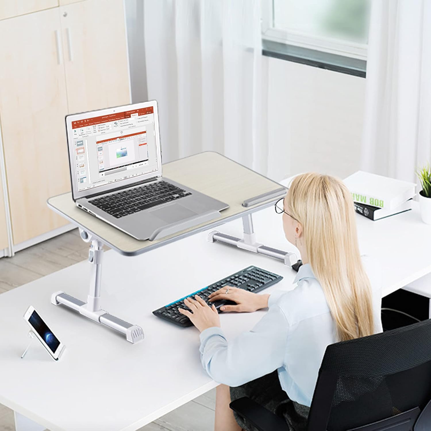 Lap Desk - Adjustable Laptop Table with Cooling Fan for Office, Home, & Travel 6 71t1u9LkqFS. AC SL1500 - northernschoolofshiatsu.co.uk