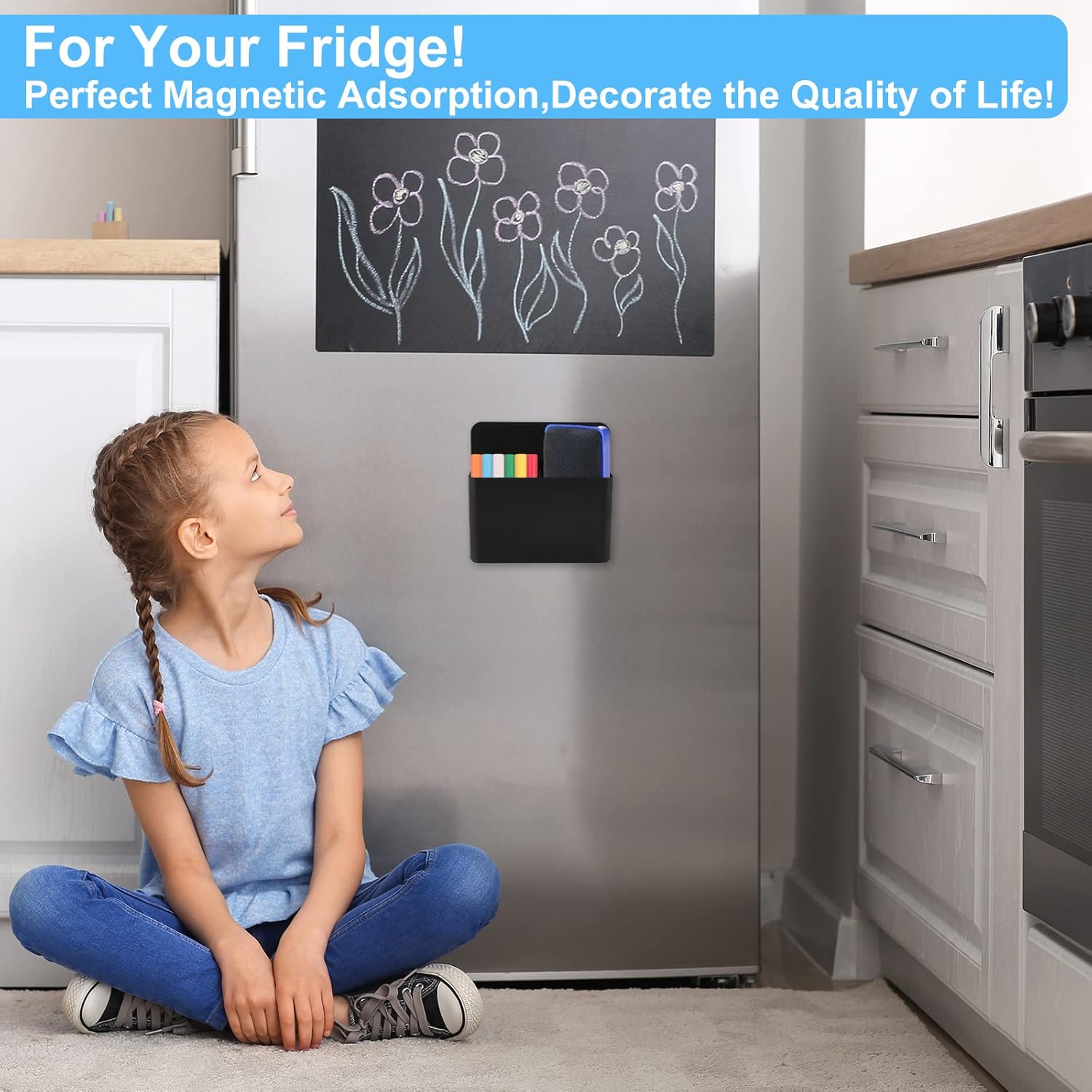 Magnetic Pen Holder,2 Pack Magnetic Dry Erase Marker Holder with Generous Compartments,Strong Magnet Storage Marker Pen Pencil Organizer for Refrigerator,Whiteboard,Locker Accessories 6 71t5nULBmnL. AC SL1500 - northernschoolofshiatsu.co.uk