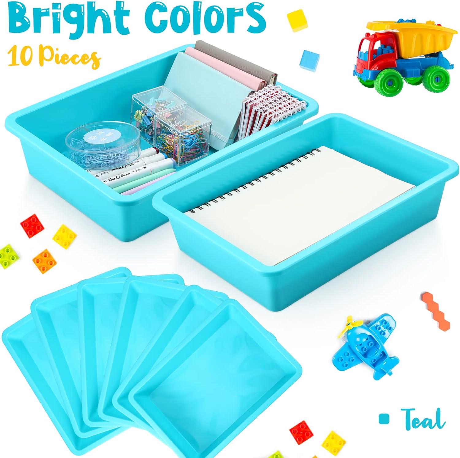Kigley 10 Pcs Flat Storage Tray Organizer Bin Letter Size Paper Trays for Classroom Art Activity Plastic Stackable File Paper Organizer for Teacher Students School Office Book Organization 4 71tVORO0hOL. AC SL1500 - northernschoolofshiatsu.co.uk