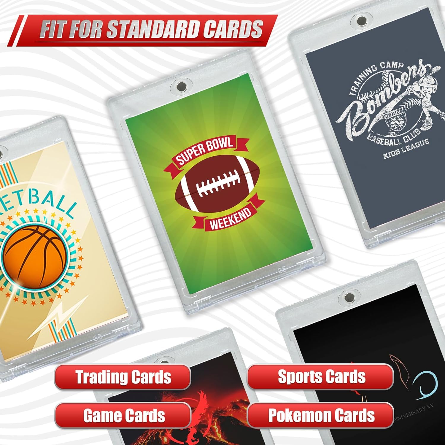 Magnetic Card Holder 20 Pack, 35PT One Touch Card Holder, Trading Card Protectors for Baseball Card Sports Card 6 71tY+rPNR7L. AC SL1500 - northernschoolofshiatsu.co.uk