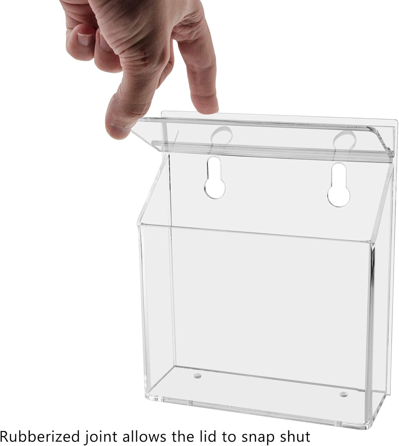 Marketing Holders Outdoor Brochure Holder Holds 4" x 9" Trifolds Wall Mount Clear with White Lid Acrylic Rack Cards Box with Lid Includes Take One Sticker Adhesive Strips Advertising Display 26 71tlivSs9YL. AC SL1500 - northernschoolofshiatsu.co.uk