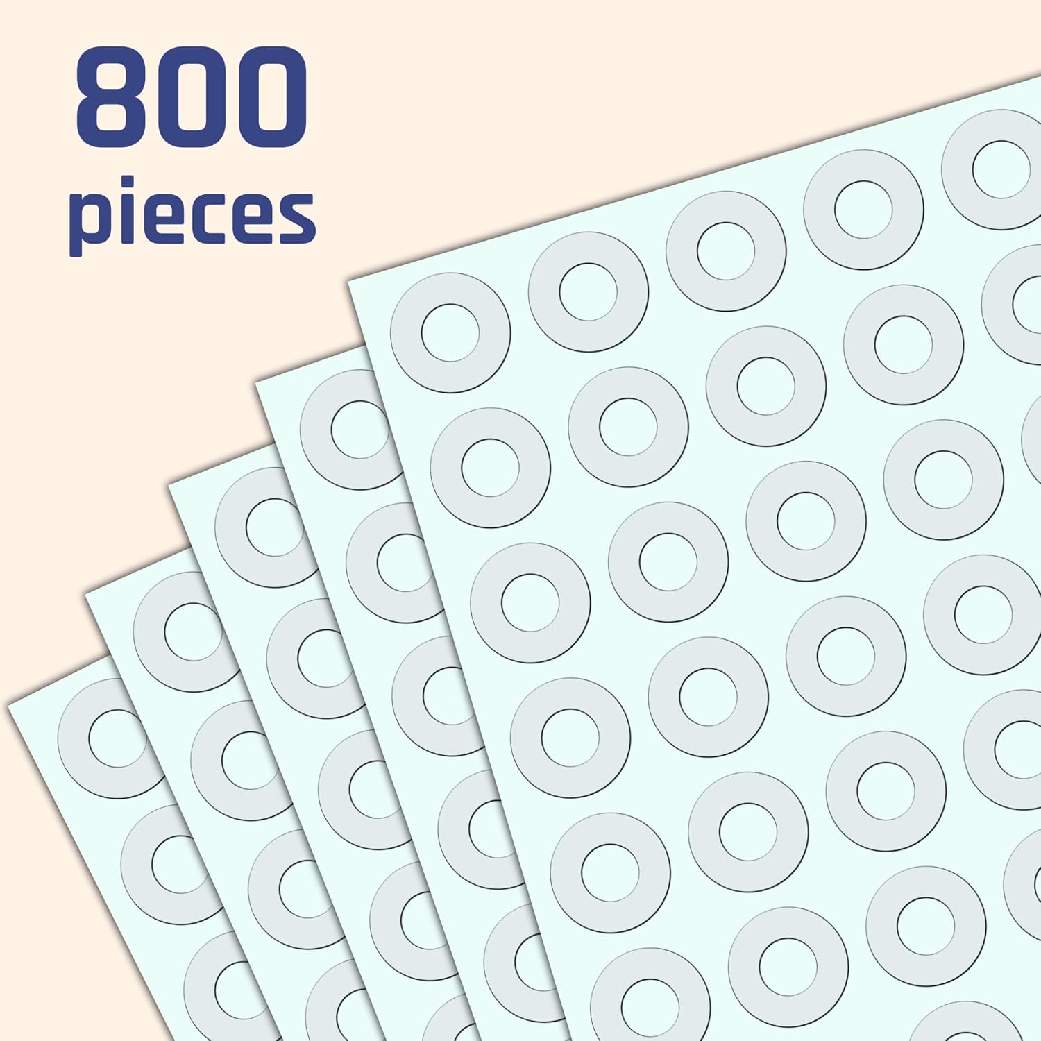 800 Pieces - Clear Hole Punch Reinforcement Stickers, Paper Binder Protector Labels for Hole-Punched Pages 4 71trI9bhKUL. AC SL1500 - northernschoolofshiatsu.co.uk