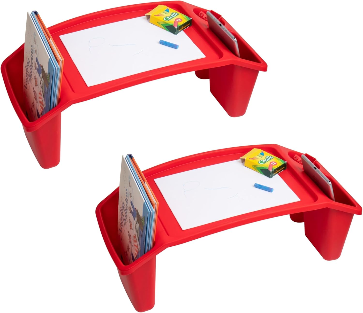 Mind Reader Kids Lap Desk, Set of 2, Activity Tray, Drawing, Stackable, Portable, Plastic, 22.25" L x 10.75" W x 8.5" H, Blue 1 71uAxI3 9JL. AC SL1500 - northernschoolofshiatsu.co.uk