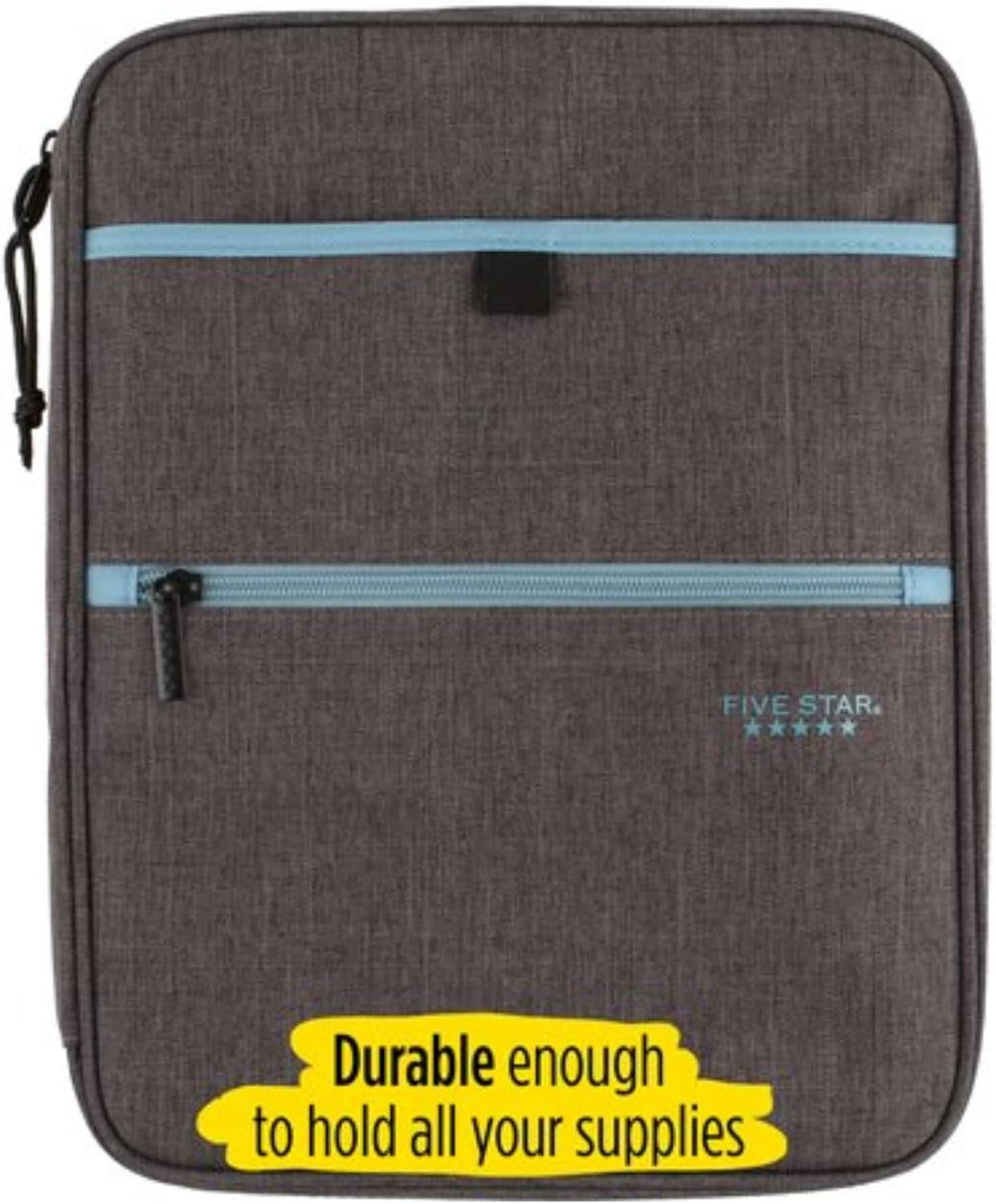 Five Star Zipper Binder, 1 Inch 3-Ring Binder, Carry-All with Internal Pockets and Dividers, 375 Total Sheet Capacity, Heathered Black/Gray (29092IT8) 2 71uKAE7SzCL. AC SL1500 - northernschoolofshiatsu.co.uk