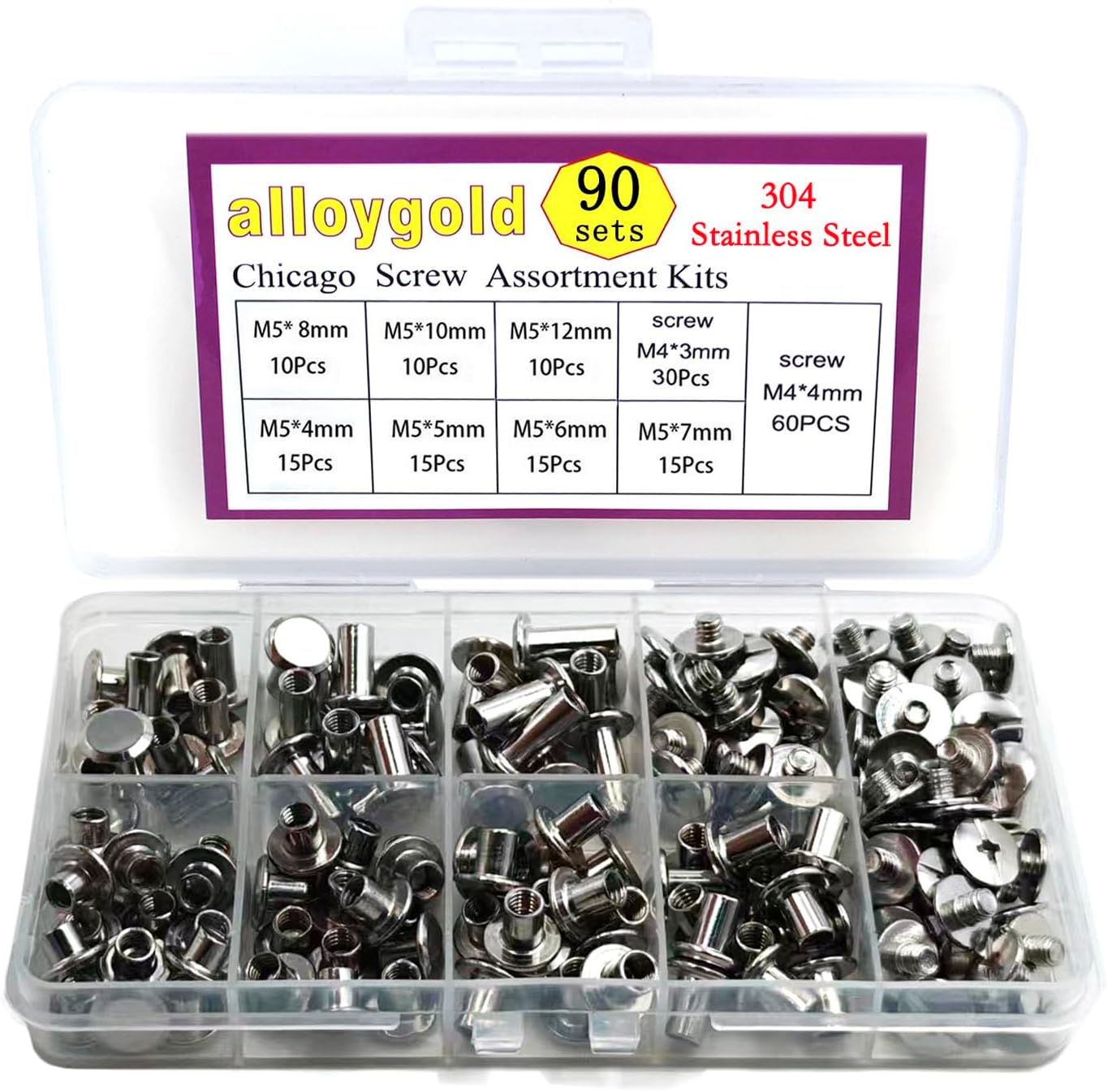 100 Pcs (50 Pair) Gun Black Phillips Chicago Binding Screws Assorted Kits,6 Sizes of Flat Head Rivet Hollow Binding Screws Posts, for Leather Saddles Purses Belt Repair(M5x5/10/15/25/35/45) 127 71uVm+3UMUL. AC SL1500 - northernschoolofshiatsu.co.uk