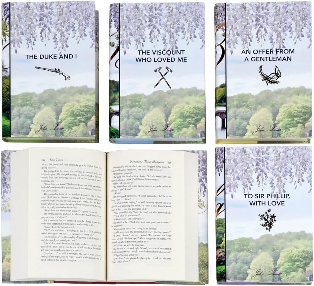 Juniper Books Bridgerton Set | 9-Volume Hardcover Book Set with Custom Designed Dust Jackets | Author Julia Quinn 5 71vHgDJmjJL. AC SL1200 - northernschoolofshiatsu.co.uk