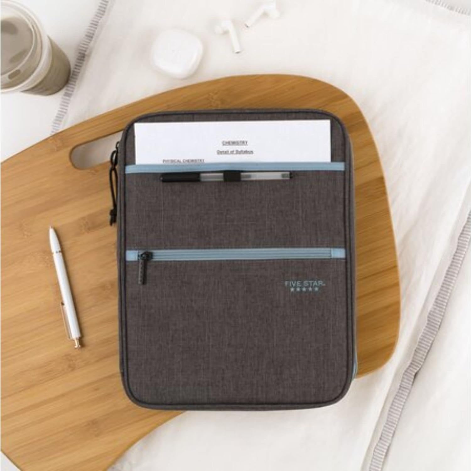 Five Star Zipper Binder, 1 Inch 3-Ring Binder, Carry-All with Internal Pockets and Dividers, 375 Total Sheet Capacity, Heathered Black/Gray (29092IT8) 7 71vR75ZBRAL. AC SL1500 - northernschoolofshiatsu.co.uk
