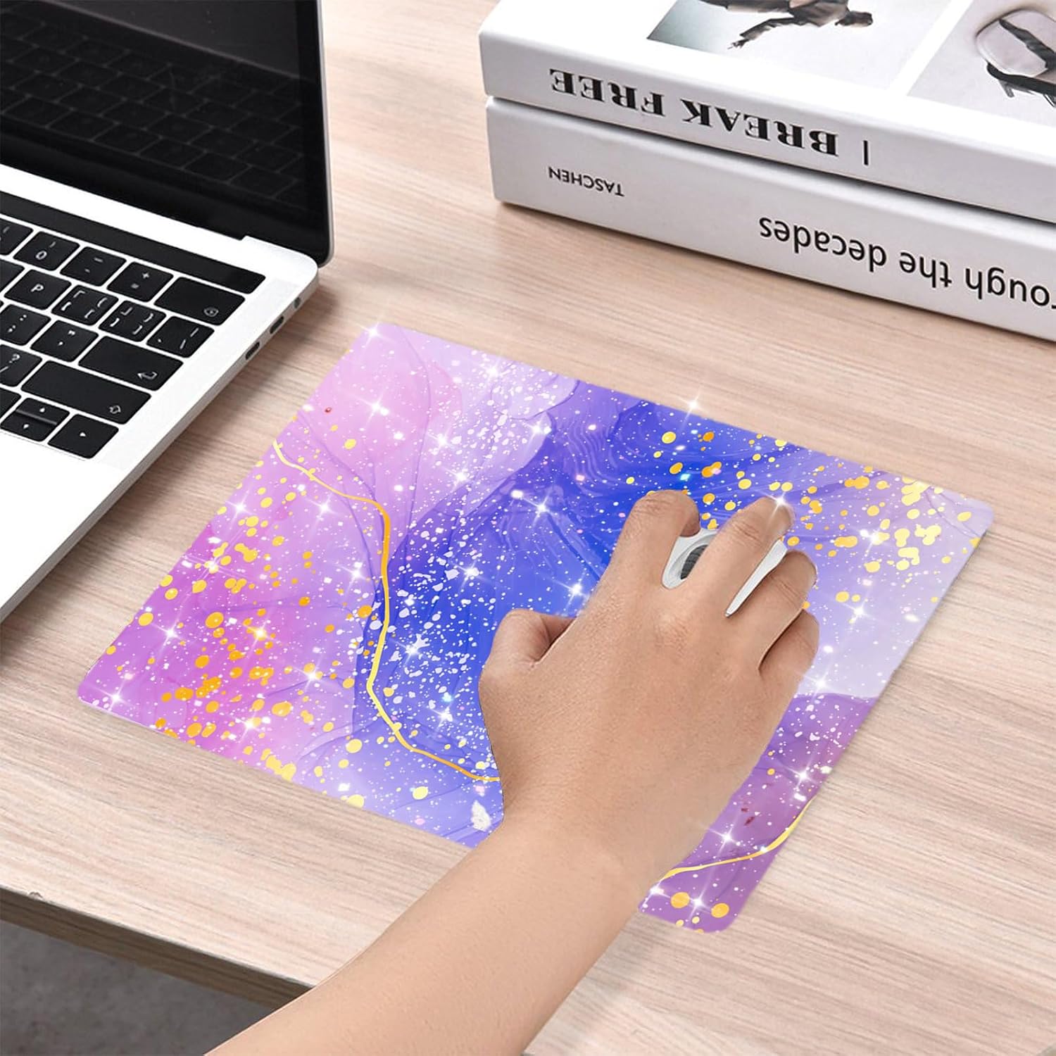 Mouse Pad Diamond Silver Glitter Sparkle Mousepad Bling Desk Accessories Gaming Bling Rubber Pads for Laptop, One Size 70 71vRjrD9+lL. AC SL1500 - northernschoolofshiatsu.co.uk