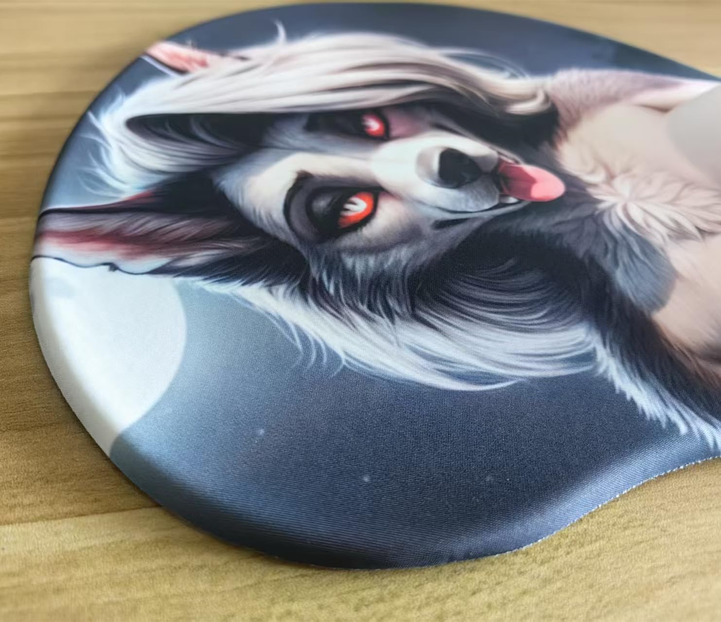 3D Anime Gaming Mousepad with Wrist Rest Cartoon Desk Mat Soft Silicon Gel Mouse Pad Anti-Slip Office Mat with Wrist Support (loonaa 3) 2 - northernschoolofshiatsu.co.uk