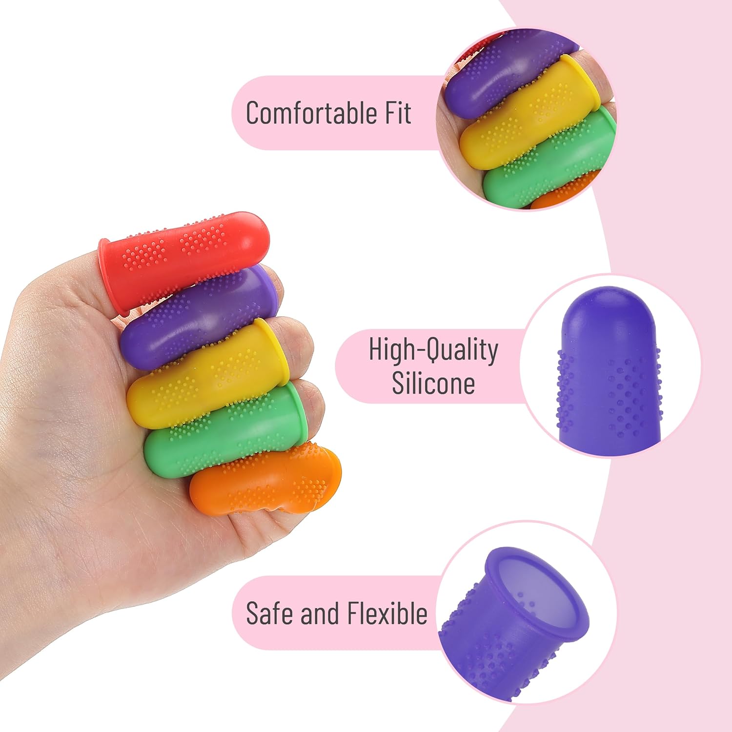 Mr. Pen- Hot Glue Gun Finger Protectors, 24 pcs, Silicone Thimble Finger Guard for Hot Glue 51 71vuf6JvLBL. AC SL1500 - northernschoolofshiatsu.co.uk