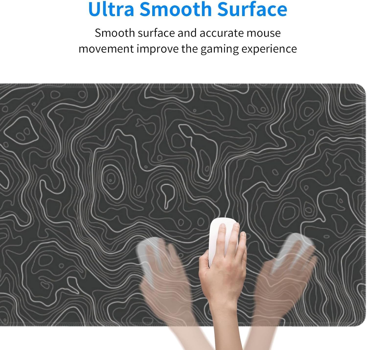 Red Topographic Contour Map Liquid Wave Topography Geography Gaming Mouse Pad 31.5 X 11.8 Inch XL Extended Large Keyboard Non-Slip Rubber Base with Stitched Edges for Home Office 73 71vy+89FJgL. AC SL1500 - northernschoolofshiatsu.co.uk